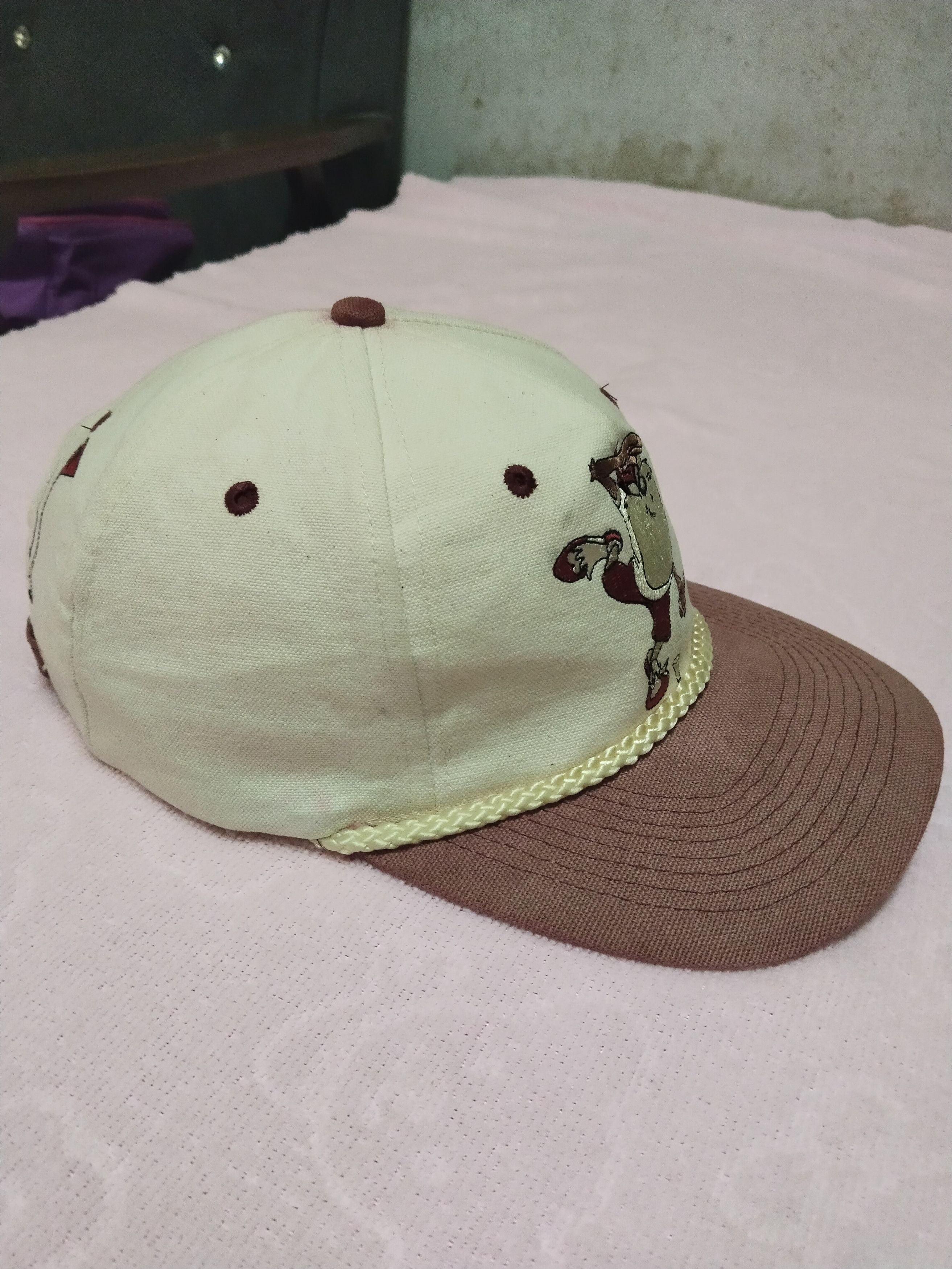 Japanese Brand VINTAGE TASMANIA PLAY GOLF LOONEY TUNES CAP HAT Size ONE SIZE - 2 Thumbnail