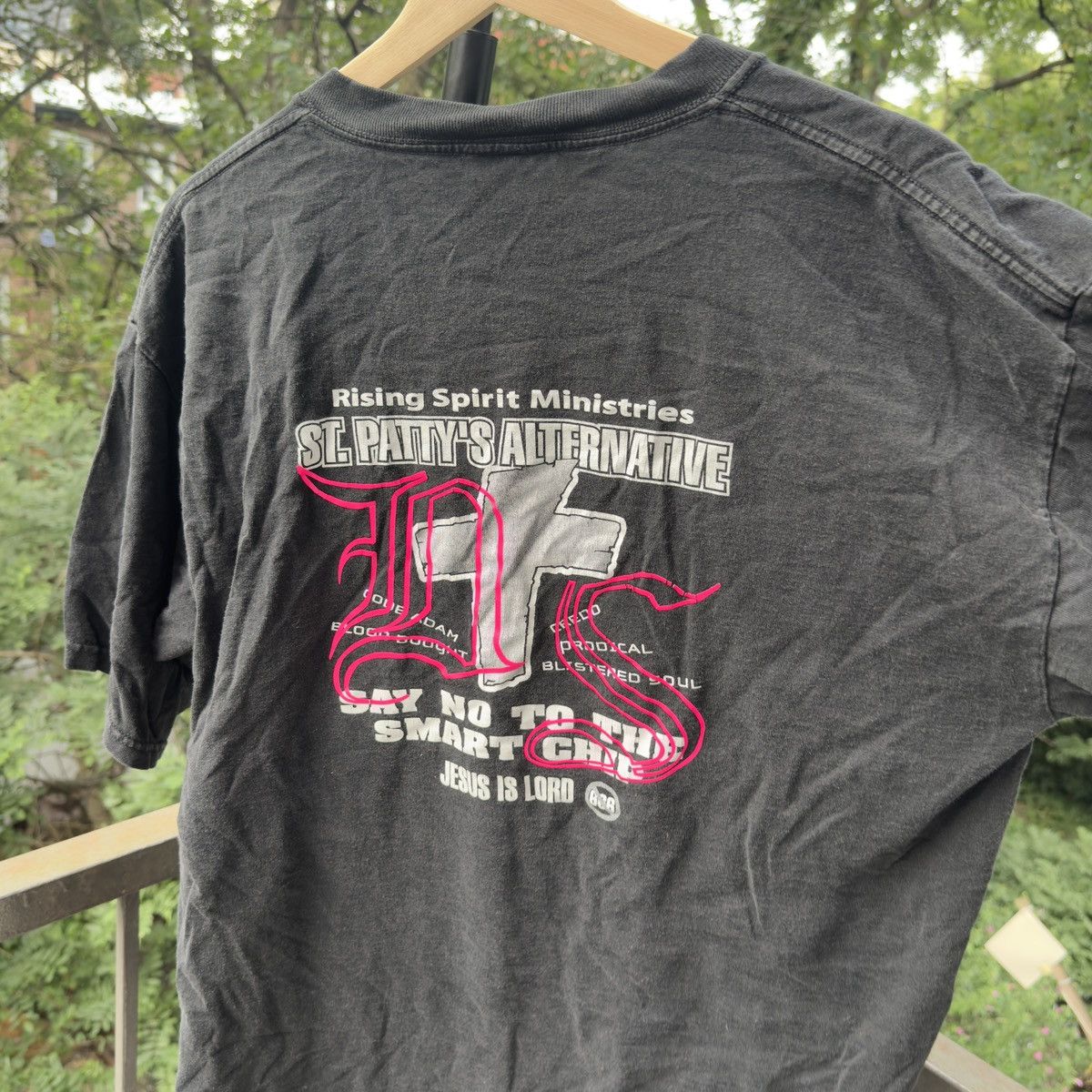 Vintage Jesus Is Lord Don’t Let Satan Keep You Down Tee ERD Grunge Size US XL / EU 56 / 4 - 6 Thumbnail