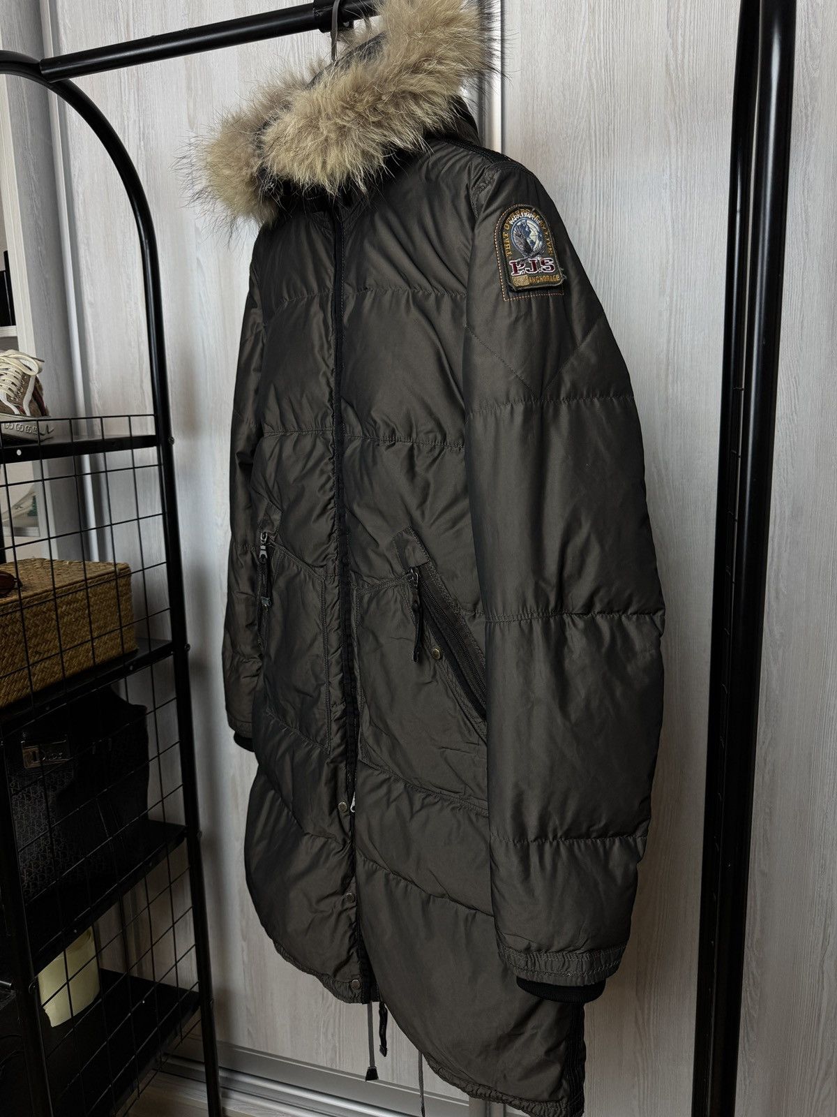 Parajumpers Parajumpers vintage nylon quilted down long winter jacket Size L / US 10 / IT 46 - 4 Thumbnail