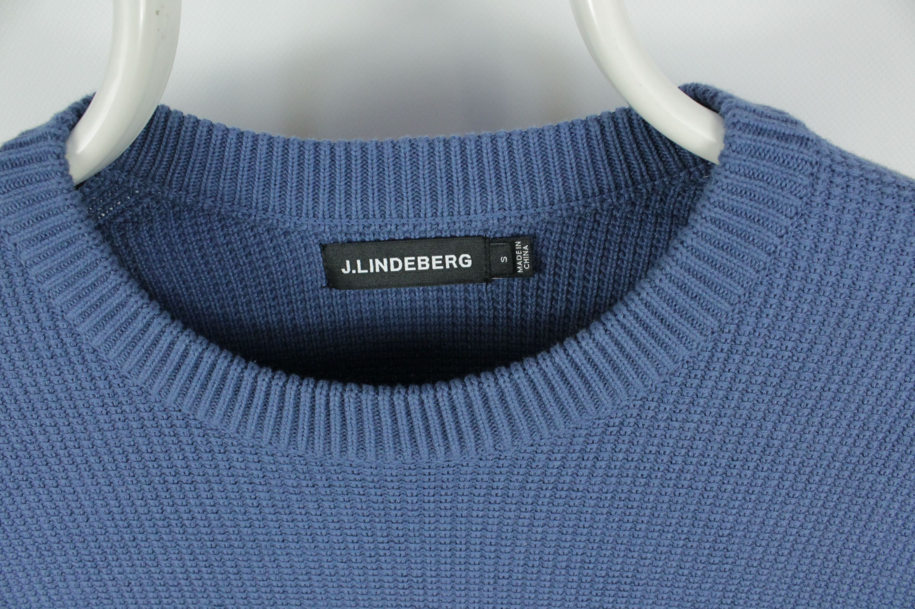 J.Lindeberg J.Lindeberg Arthur Knit Blue Org Cotton Pullover Sweater Size US S / EU 44-46 / 1 - 6 Thumbnail