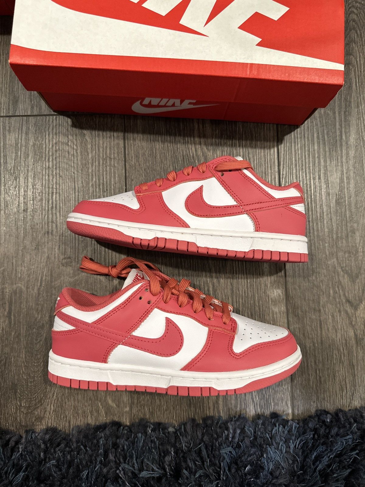 image of Wmns Nike Dunk Archaeo Pink Dunk Shoes, Women's (Size 5.5)