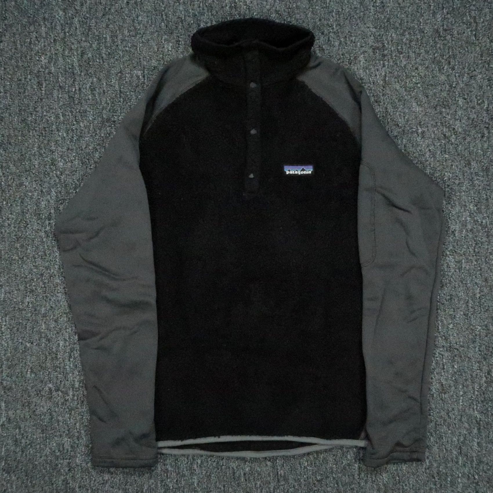Patagonia Patagonia Jacket Mens XS Black Synchilla Fleece Snap Stand-Up Collar Basic Jacket Pockets 40in Chest Size US XS / EU 42 / 0 - 2 Thumbnail