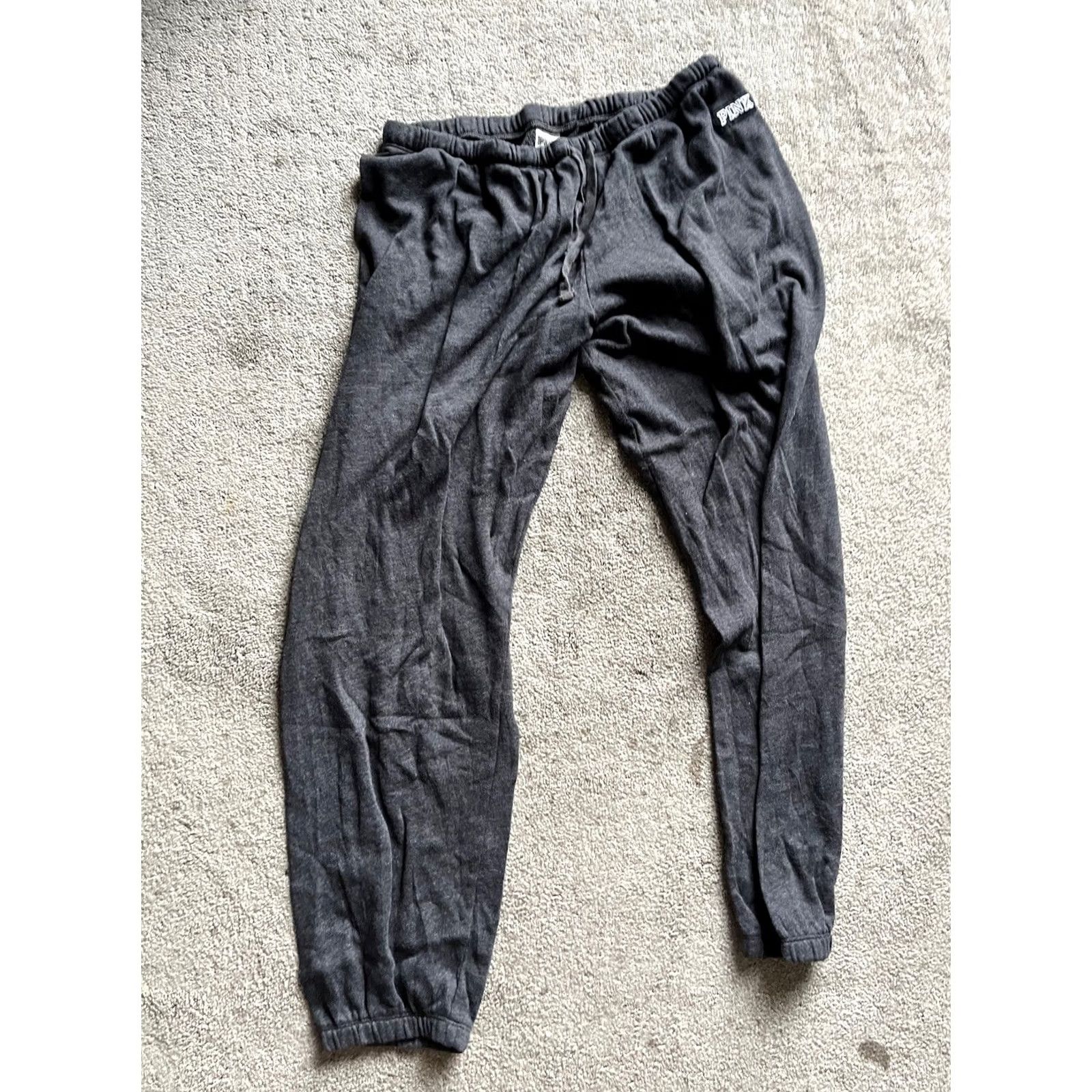 Victoria's Secret Victoria's Secret PINK Sweatpants Women Size Medium Black Graphic Color Size 32" / US 10 / IT 46 - 2 Thumbnail