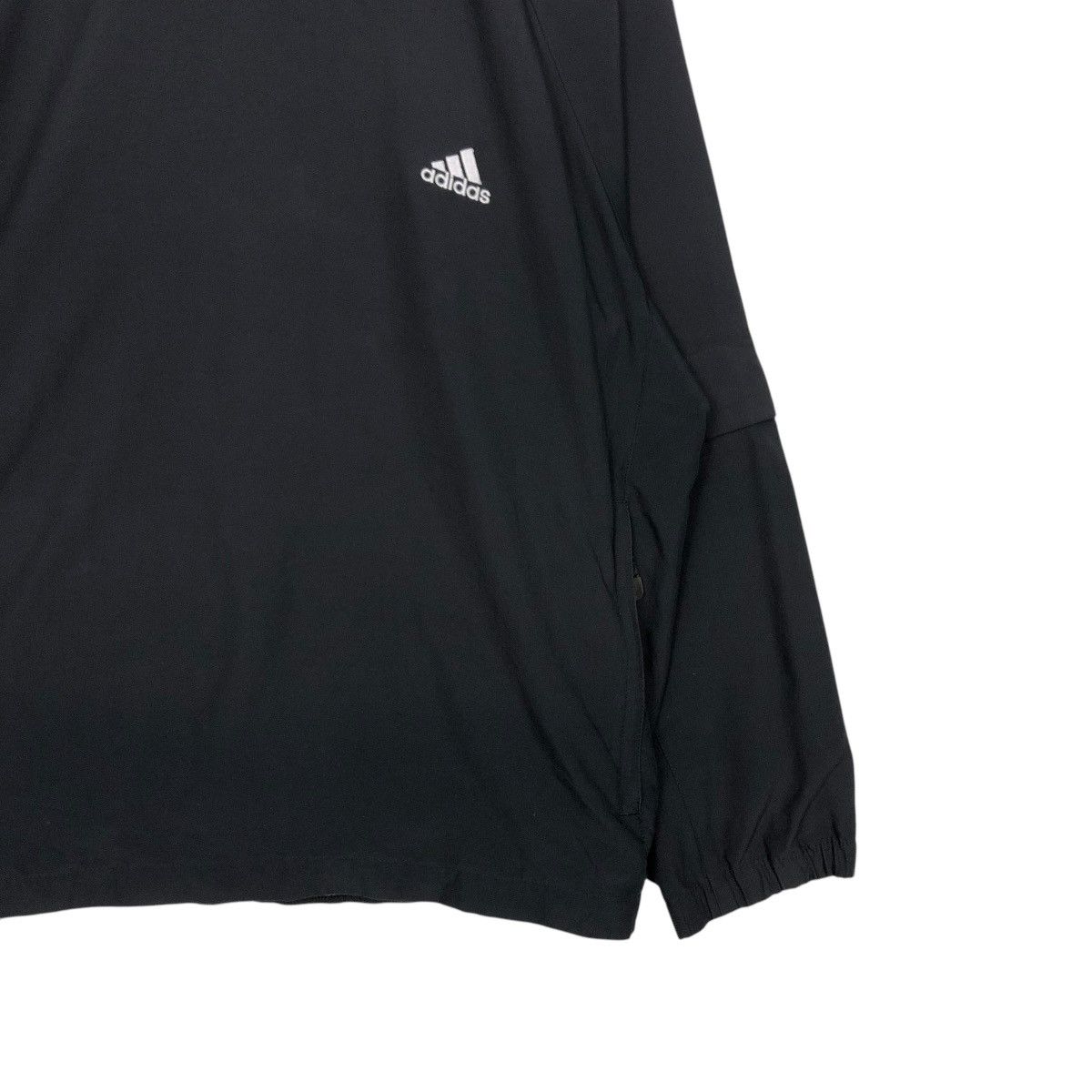 Adidas 🔥VINTAGE ADIDAS LONG SLEEVE CLIMAPROOF WIND RICH BLACK Size US L / EU 52-54 / 3 - 7 Thumbnail