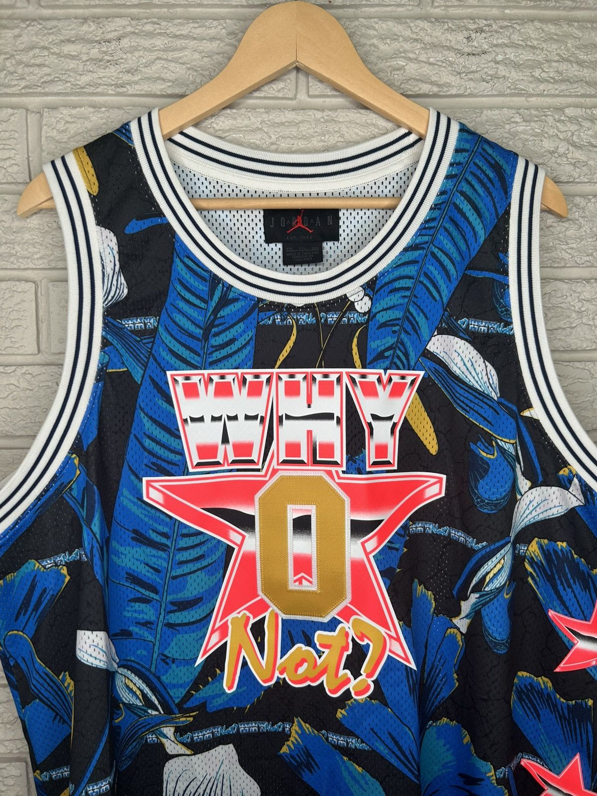 Jordan Brand Jordan x Russell Westbrook Why Not Basketball Jersey Size US XXL / EU 58 / 5 - 2 Thumbnail