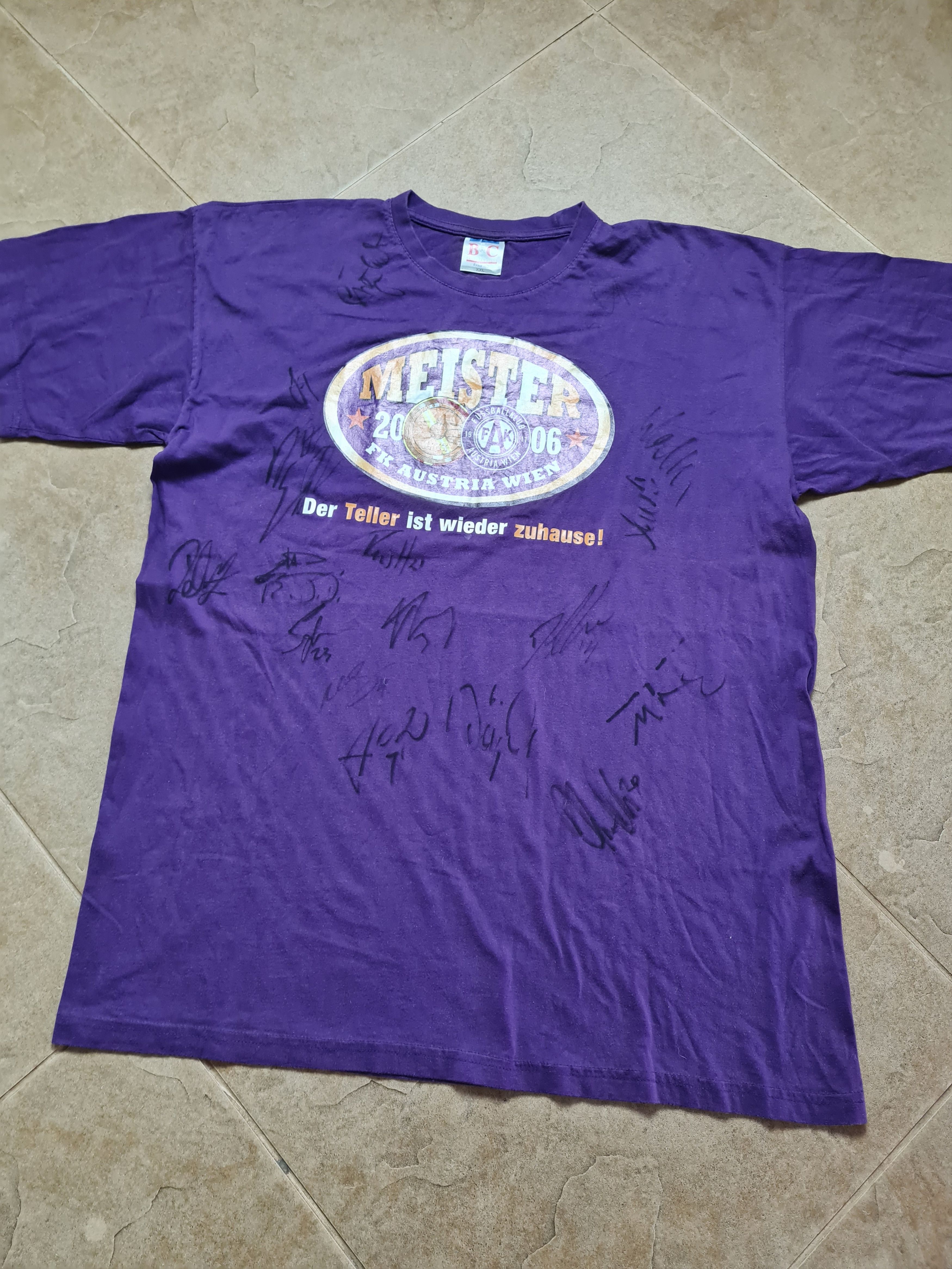 Other Vintage Jersey MEISTER 2006 FK AUSTRIA WIEN T-shirts Size US XXL / EU 58 / 5 - 6 Thumbnail