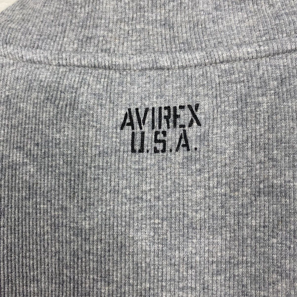 Avirex Vintage Knit Sweater Avirex Zipper Shawl Collar Style Size US L / EU 52-54 / 3 - 11 Thumbnail