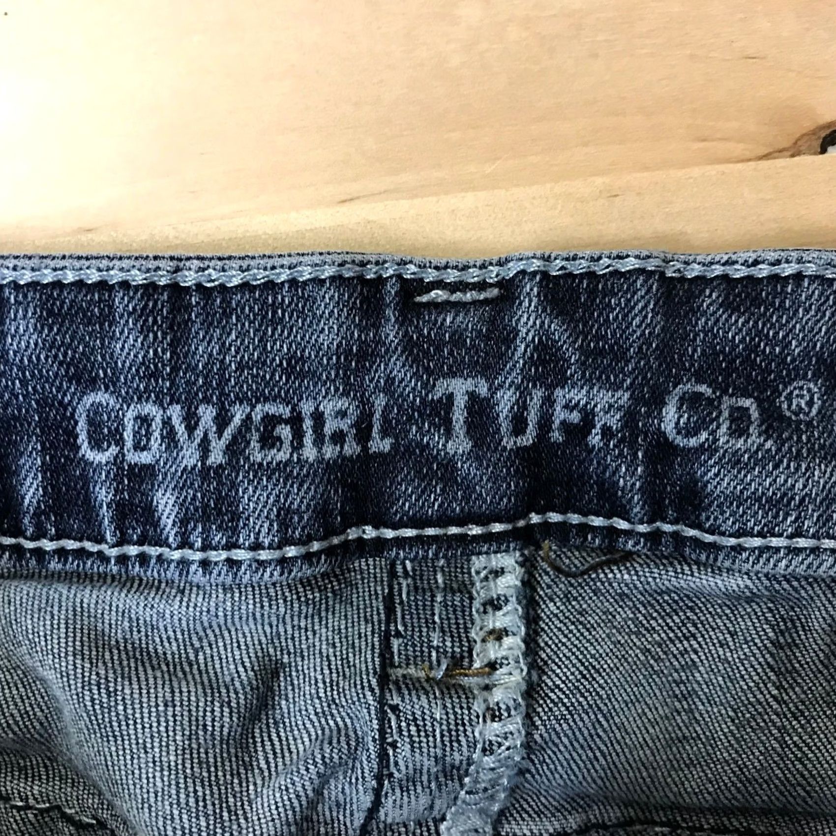 CO Cowgirl Tuff Co Bootcut Jeans Dark Wash Embroidered Pockets 5-Pocket 28x31 Western Western Womens Jeans Size 27" / US 4 / IT 40 - 7 Thumbnail