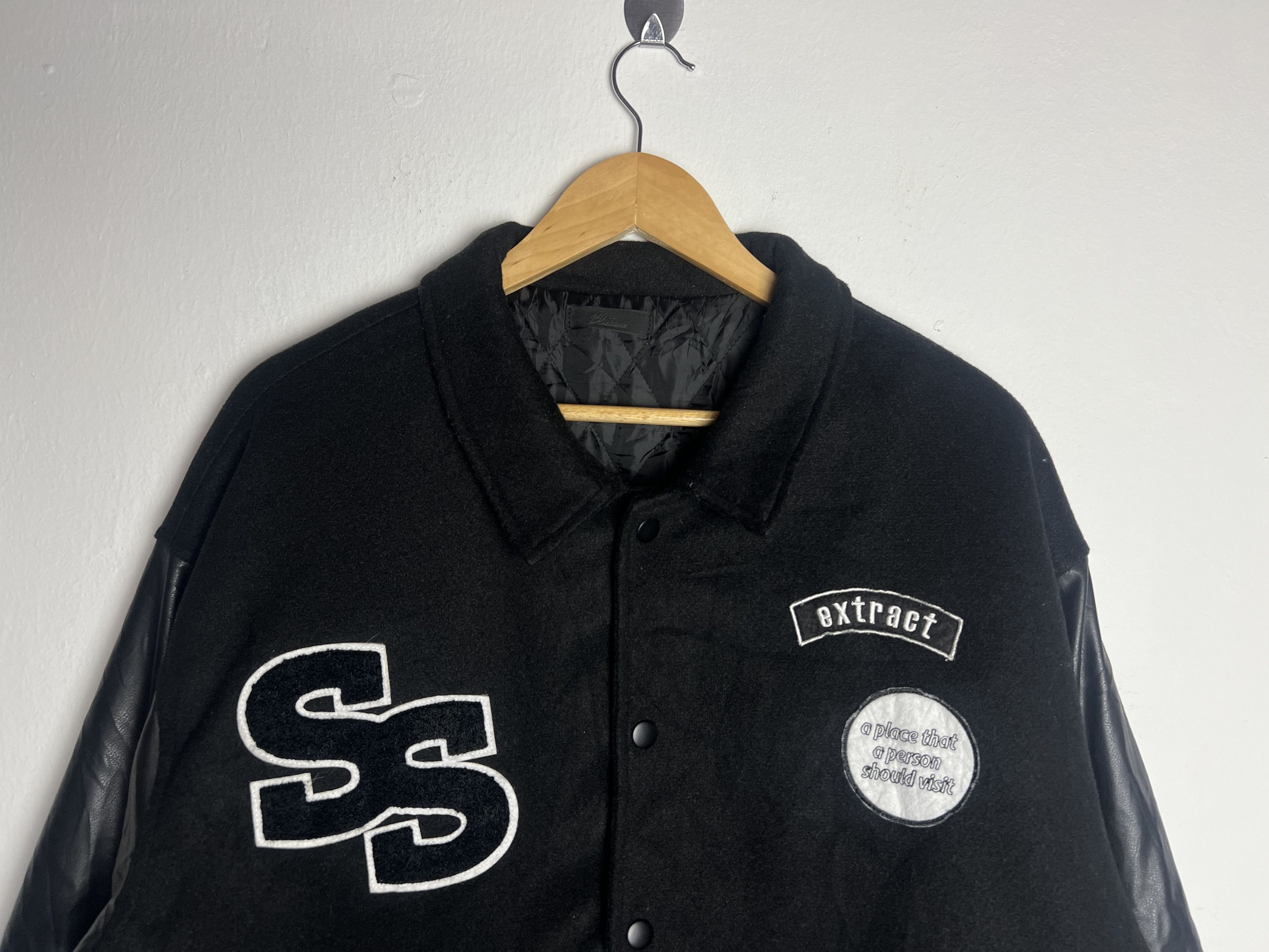 Seditionaries BLACK VARSITY JACKET WITH PATCHES Size US L / EU 52-54 / 3 - 3 Thumbnail