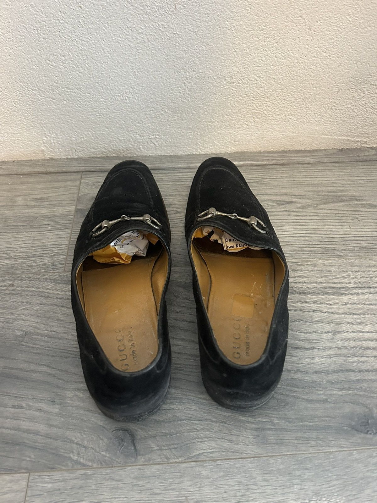 Gucci Gucci Black Suede Horsebit Loafers Size 42E Size US 9 / EU 42 - 2 Thumbnail