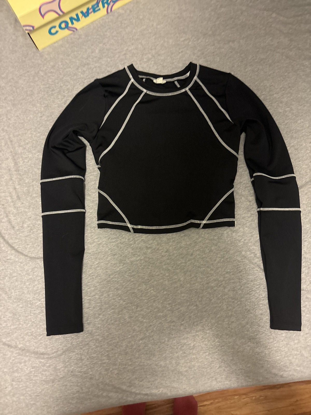 Garage Garage long sleeve tight black top Size XS / US 0-2 / IT 36-38 - 1 Thumbnail