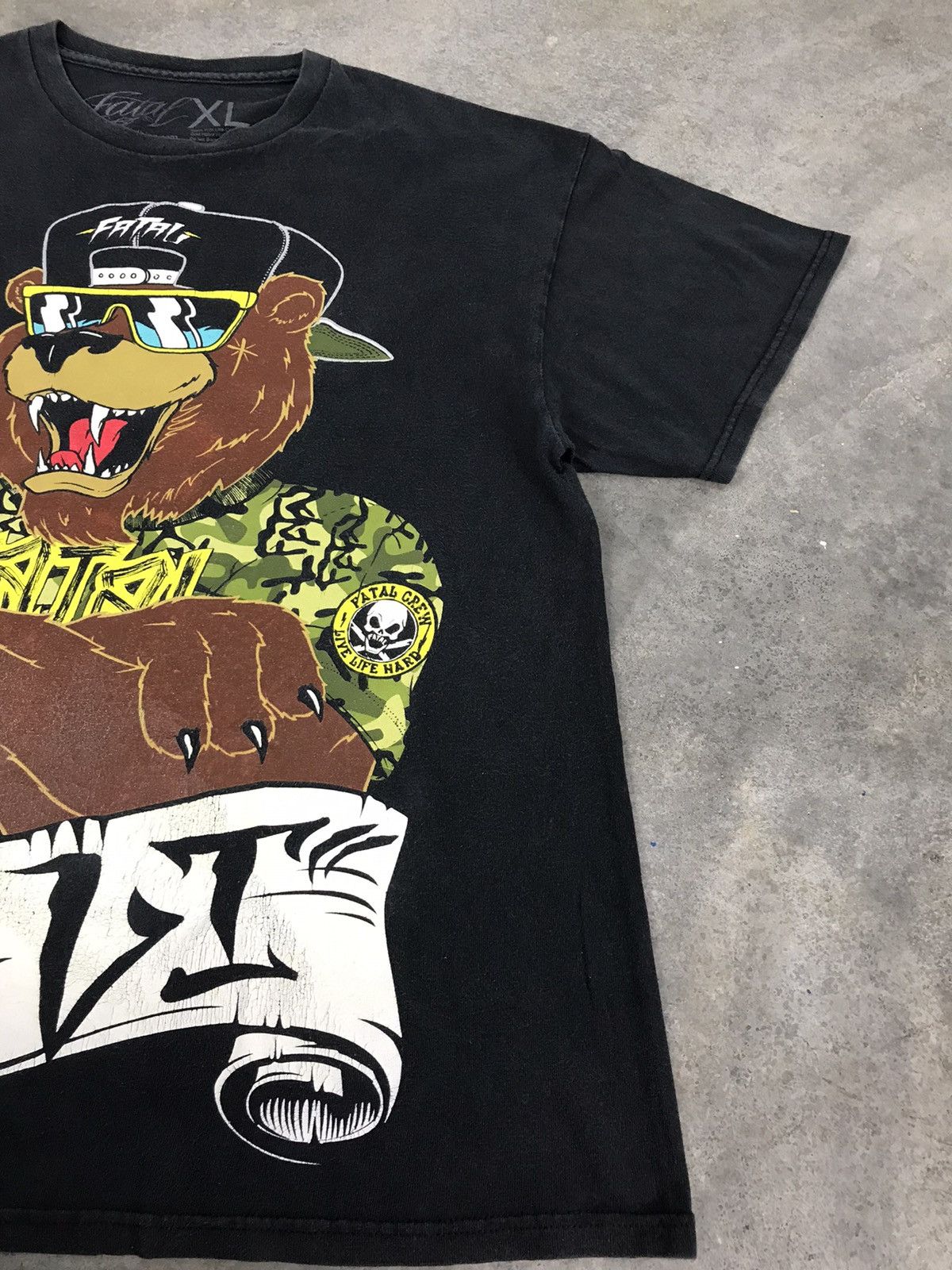 Japanese Brand Fatal Crew Live Life Hard Tee Size US XL / EU 56 / 4 - 3 Thumbnail