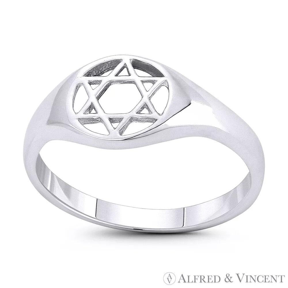 Other Star of David Jewish Emblem Religious Symbol Ring Size ONE SIZE - 1 Preview