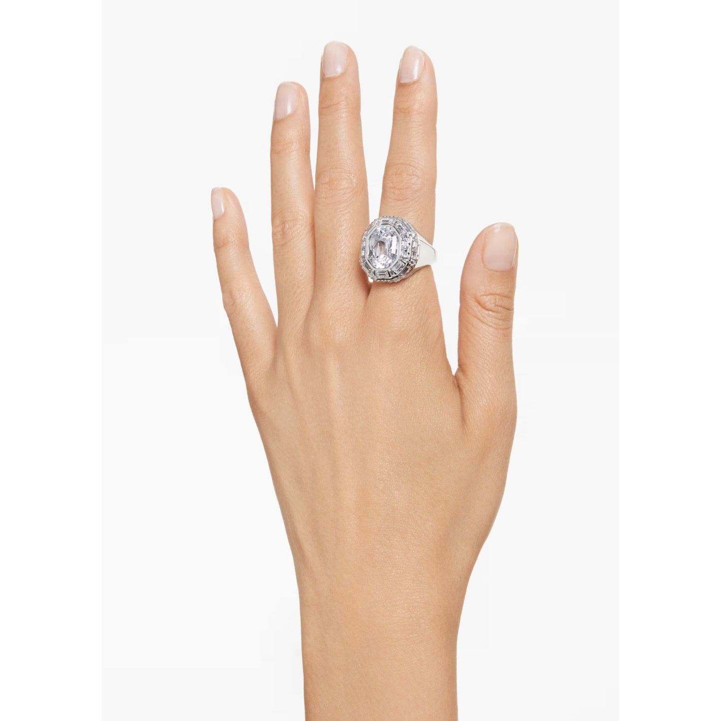 Swarovski Swarovski Mesmera cocktail ring Octagon cut 60 / 9 Size ONE SIZE - 4 Thumbnail