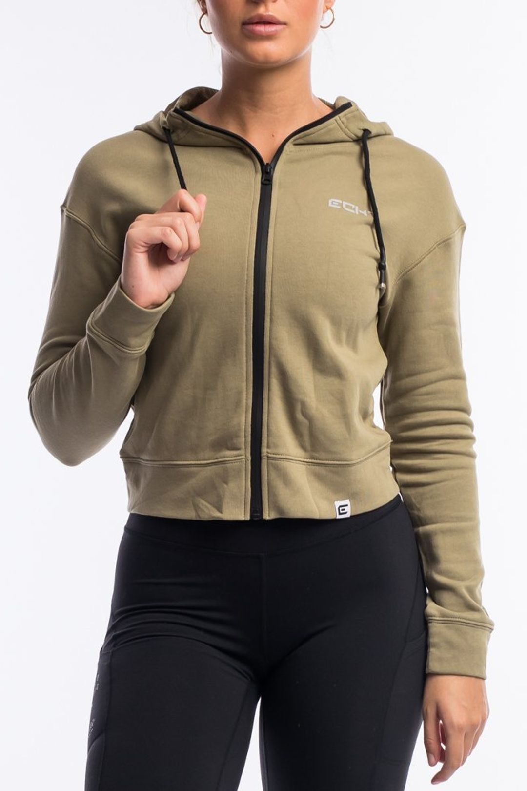 Other ECHT Force Cropped zip up jacket with hoodie Size S / US 4 / IT 40 - 3 Thumbnail