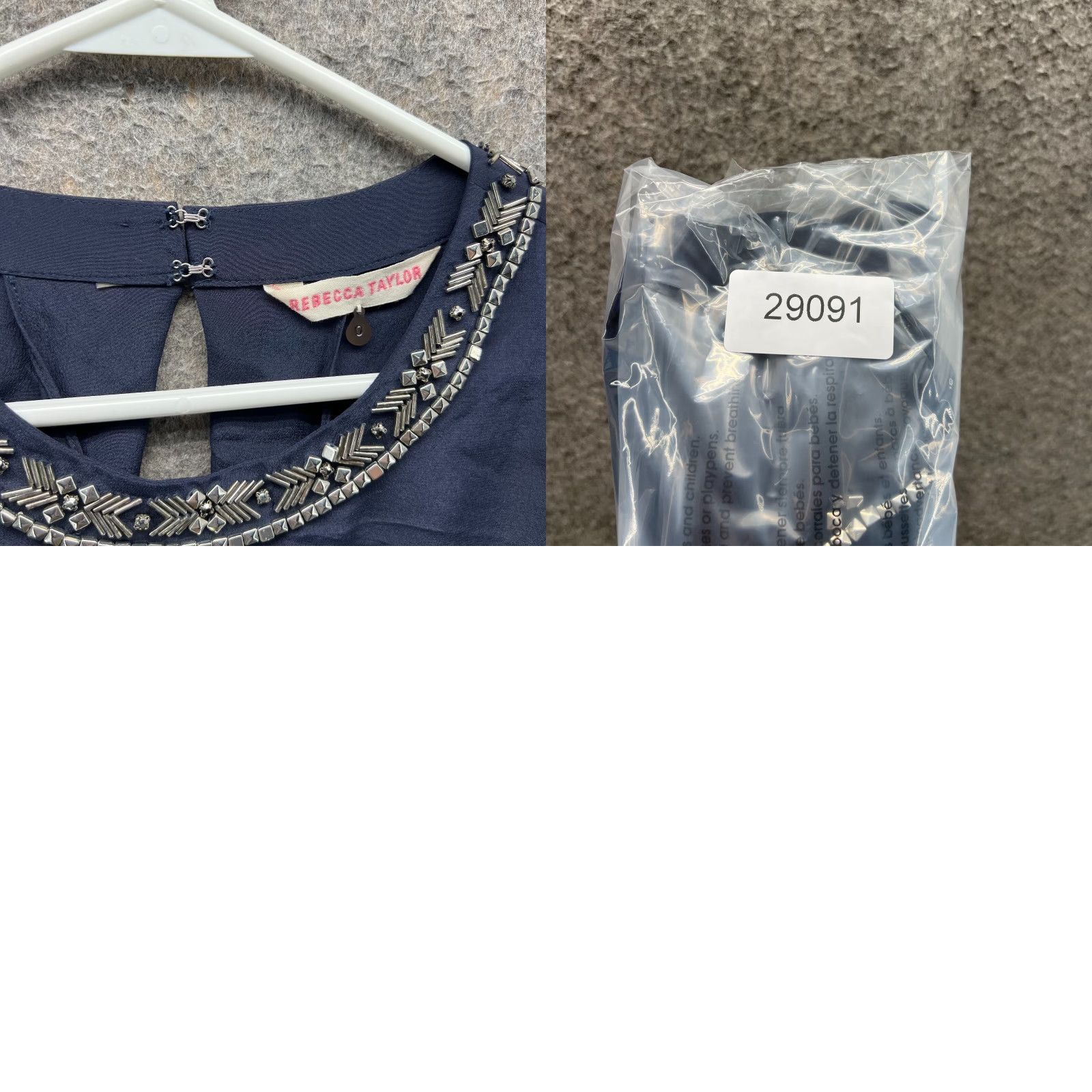 Rebecca Taylor VINTAGE Rebecca Taylor Shirt Womens 0 Blue Silk Sleeveless Blouse Top Dress Up Party/Cocktail Casual Top Womens 0 Blue Navy Silk Sleeveless Blouse Top Size XS / US 0-2 / IT 36-38 - 9 Thumbnail