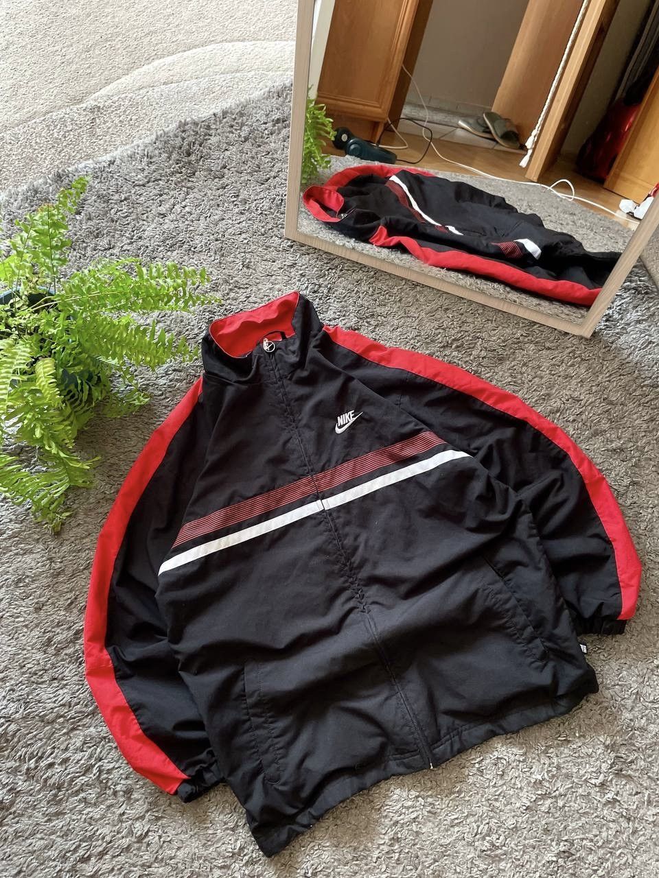 Nike × Vintage 00s Nike Vintage Light Jacket Streetwear Logo Swoosh Rare Size US S / EU 44-46 / 1 - 2 Thumbnail