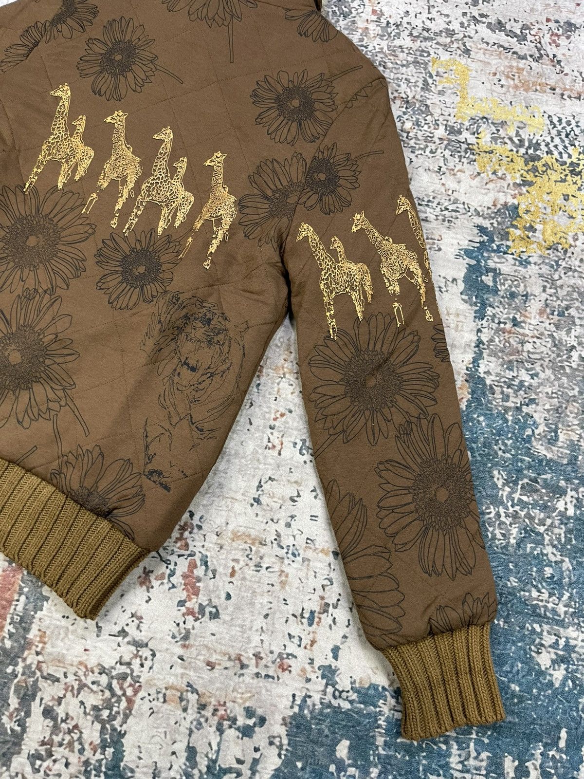 Japanese Brand Hype🔥Scolar Safari Golden Print Fur Jacket Size US S / EU 44-46 / 1 - 4 Thumbnail