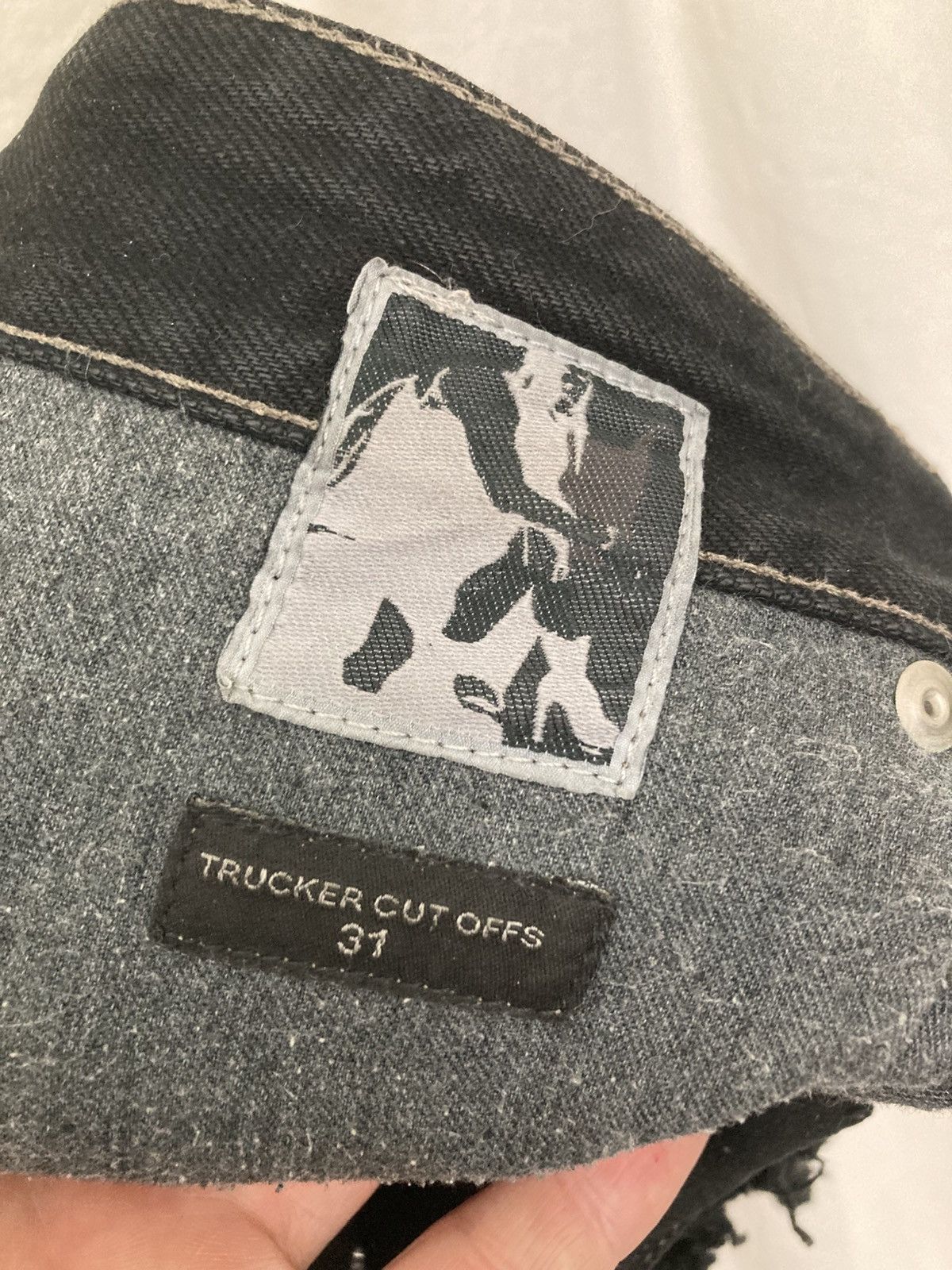 Rick Owens Drkshdw RICK OWENS / Trucker Cut Offs Denim Shorts Size US 31 - 13 Thumbnail