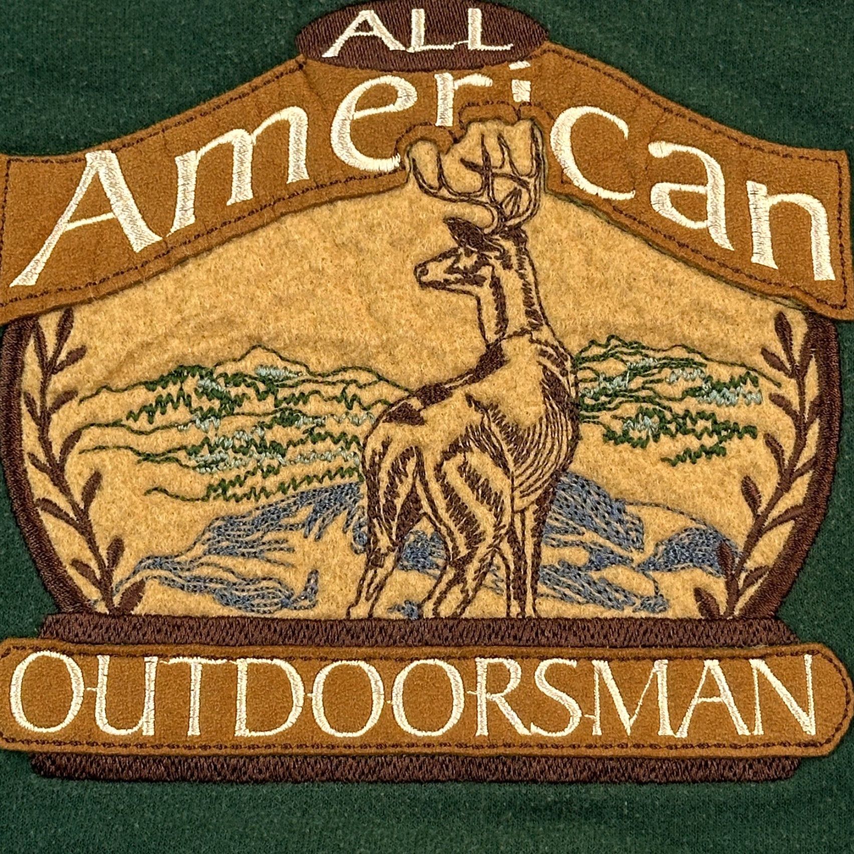 Vintage VINTAGE M&C Sportswear Sweatshirt Mens 2XL All American Outdoorsman Pullover Y2K Sweatshirt Mens Red 90s USA Graphic Print Pullover Size US XXL / EU 58 / 5 - 4 Thumbnail