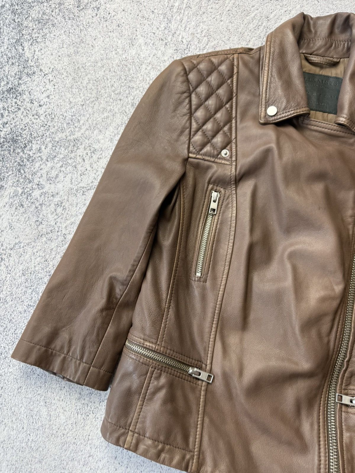 Allsaints Vintage Allsaints Limited Edition Leather Biker Jacket Japan Size M / US 6-8 / IT 42-44 - 5 Thumbnail