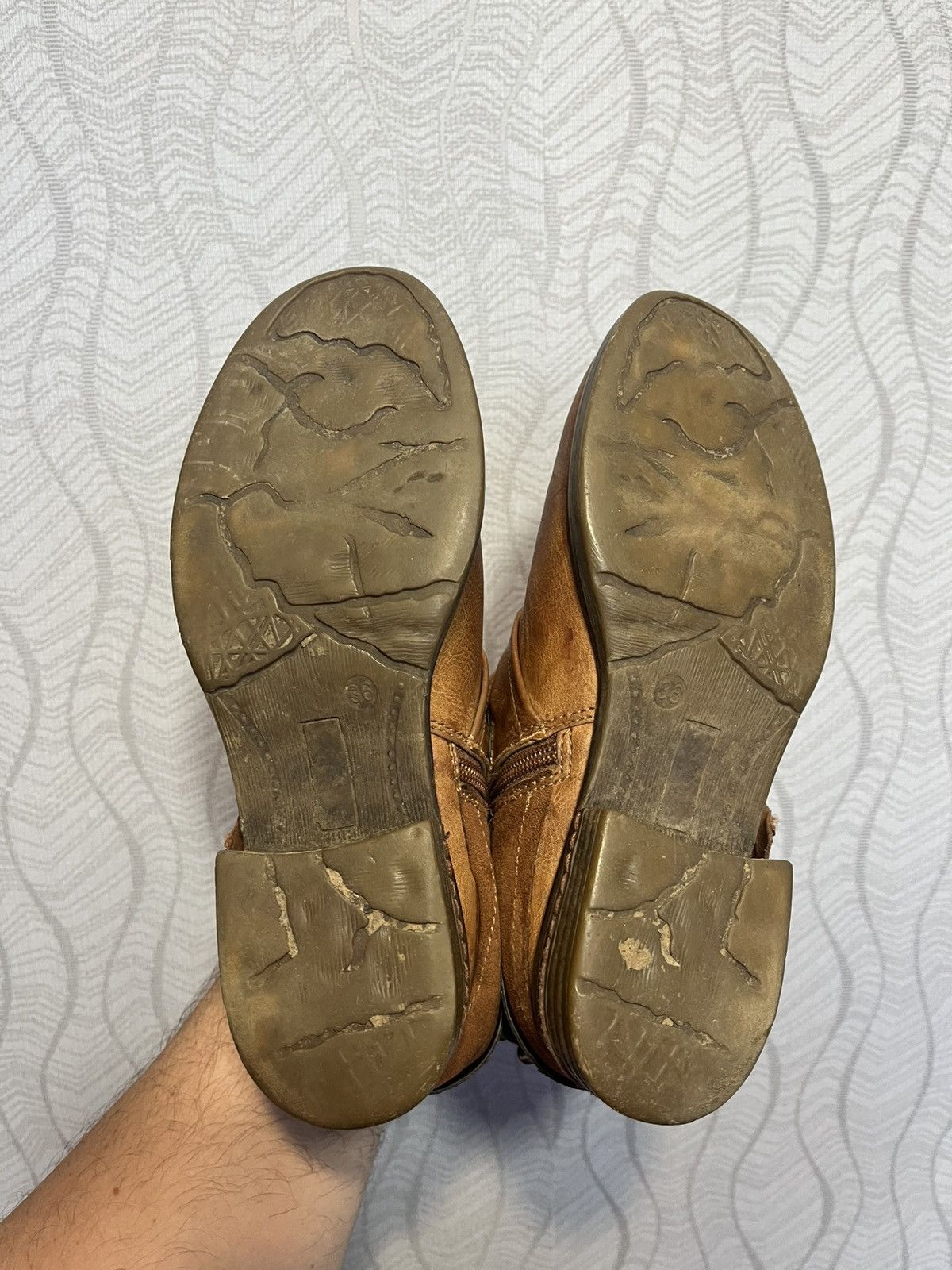 Diesel × Vintage Vintage Diesel Avant Garde Brown Ankle Boho Boots Size US 7 / IT 37 - 7 Thumbnail