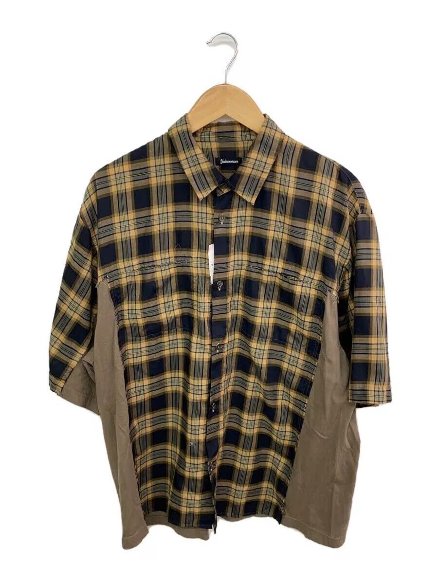 Undercover SS23 Reconstructed Plaid Short Sleeve Button Shirt Size US L / EU 52-54 / 3 - 1 Thumbnail