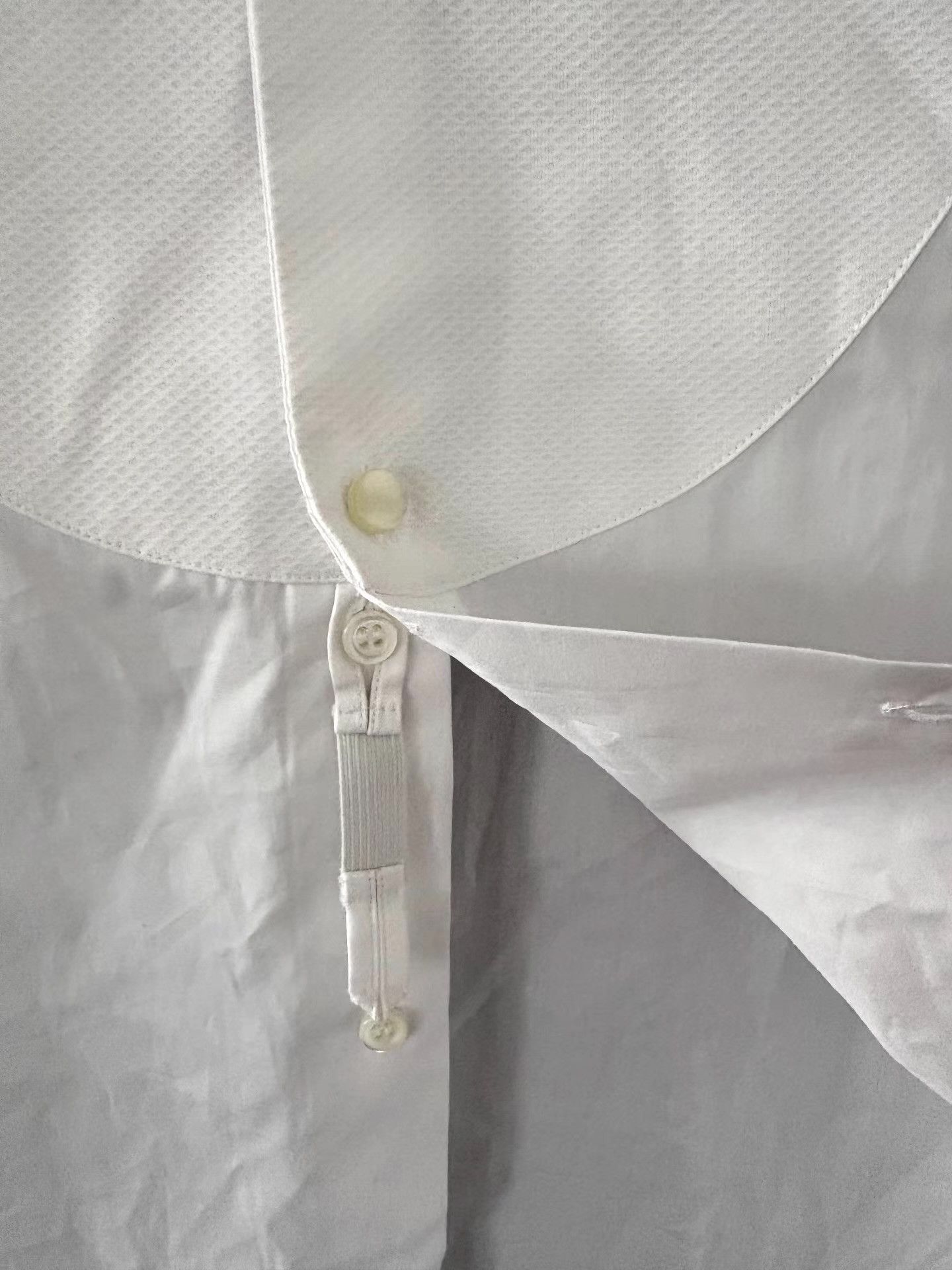 Emporio Armani Emporio Armani Men's White Dress Shirt Ｑ21 Size US M / EU 48-50 / 2 - 8 Thumbnail