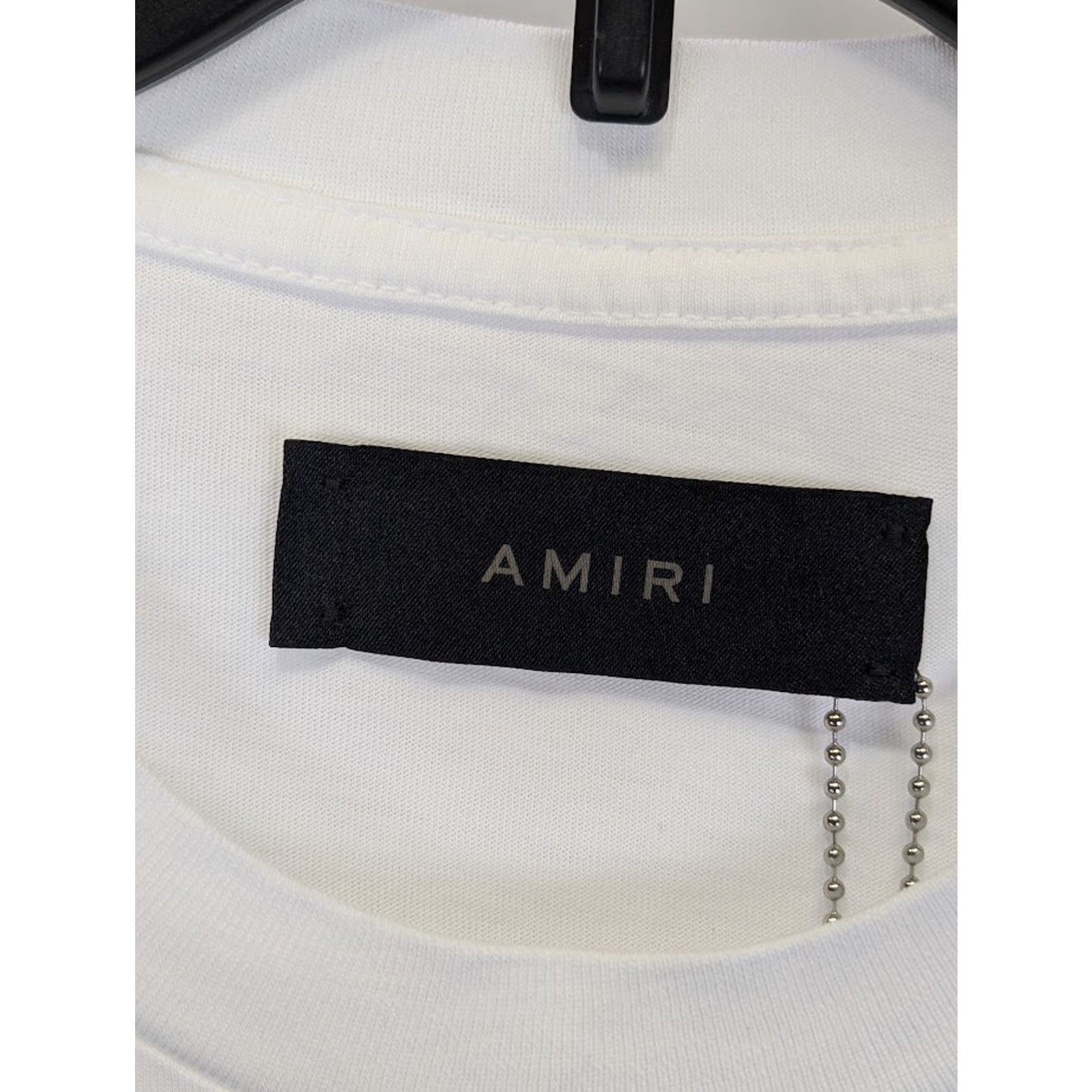 Amiri o1rshd1 Q:2 / Ma Paisley Short Sleeve T-Shirt in White Size US L / EU 52-54 / 3 - 6 Thumbnail