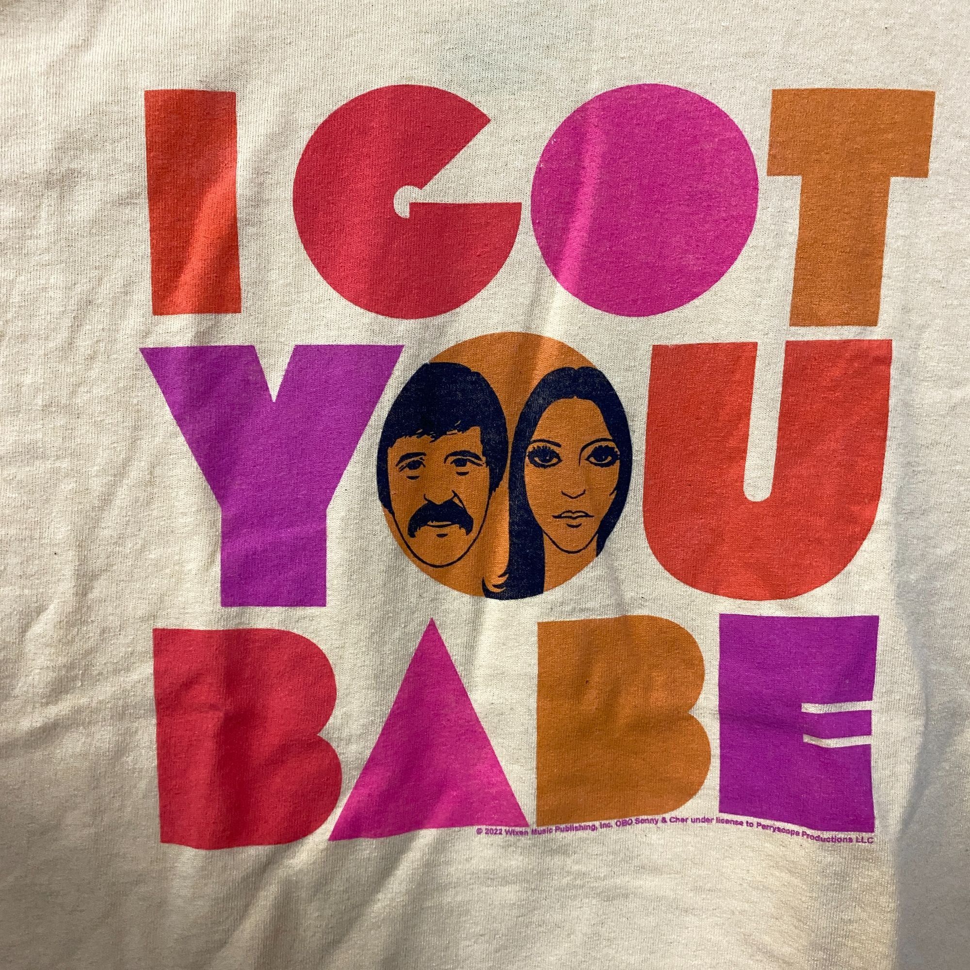 Junk Food Sonny and Cher I Got You Babe Crop top Size Large Size L / US 10 / IT 46 - 2 Thumbnail