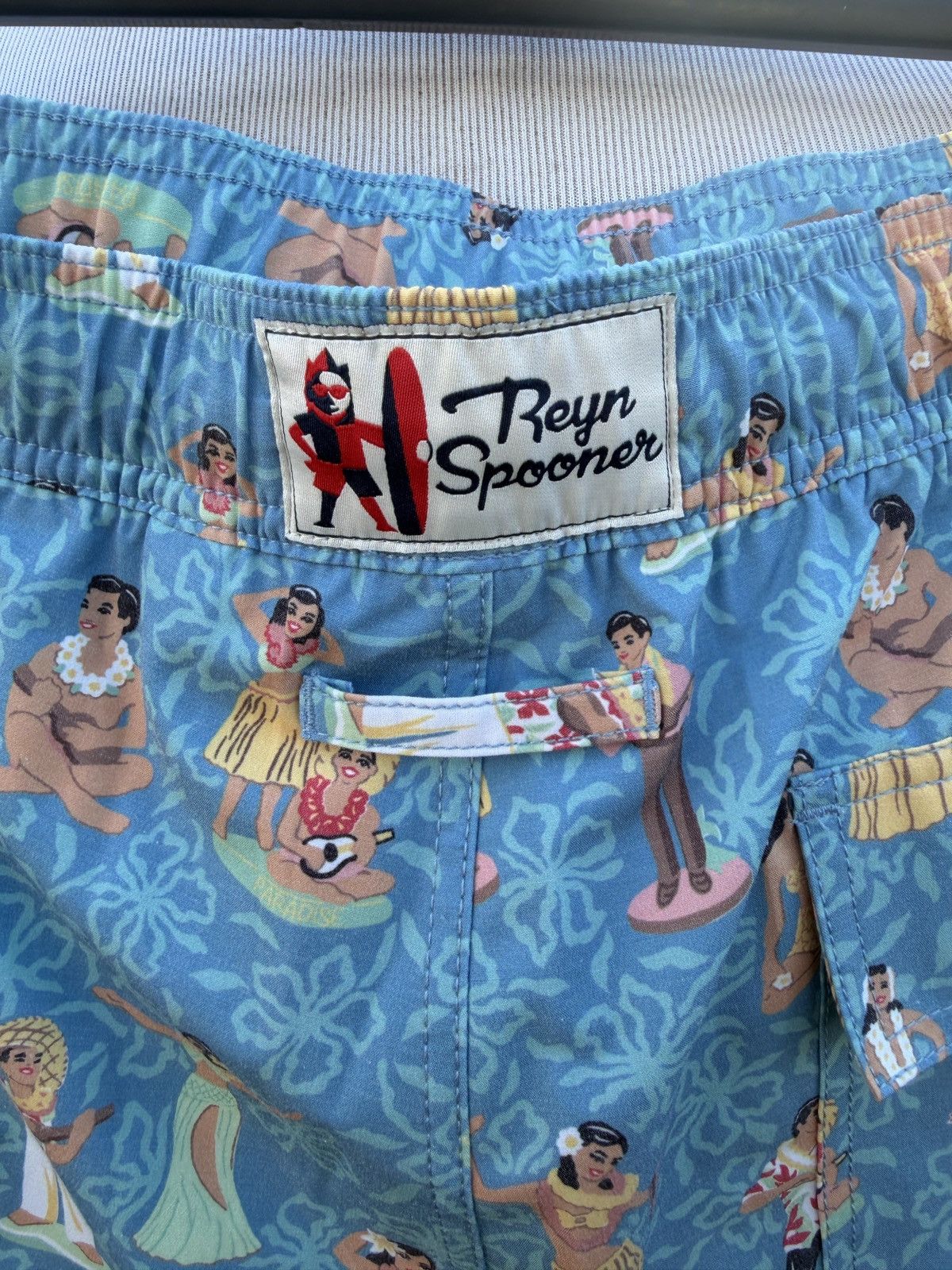 Reyn Spooner New Reyn Spooner Eco Swimwear Hula Nodders Swim Men's L Size US 34 / EU 50 - 3 Thumbnail