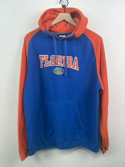 Vintage Vintage 90's Florida Gators NCAA Football NFL Pullover Fleece Two Tone Sweatshirt Hoodie Size L Size US L / EU 52-54 / 3 - 1 Thumbnail