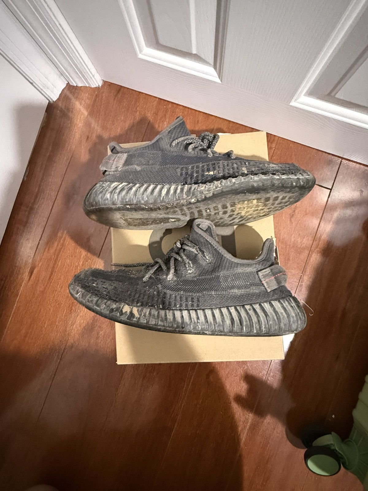 Yeezy Adidas Yeezy Boost 350 V2 "Black Non-Reflective" (FU9006) Size US 8 / EU 41 - 8 Thumbnail