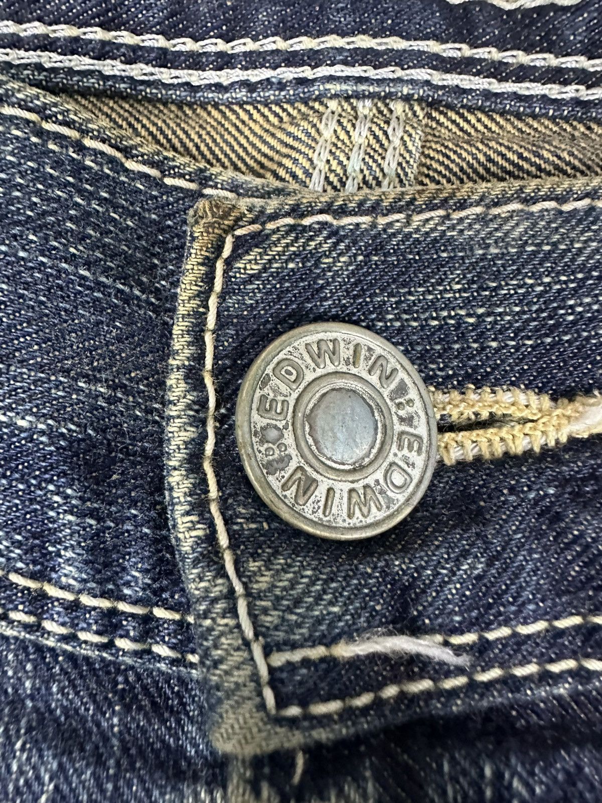 Edwin Vintage Edwin 465 XVS Distressed Denim Jeans - Baggy D740 Size US 32 / EU 48 - 12 Thumbnail