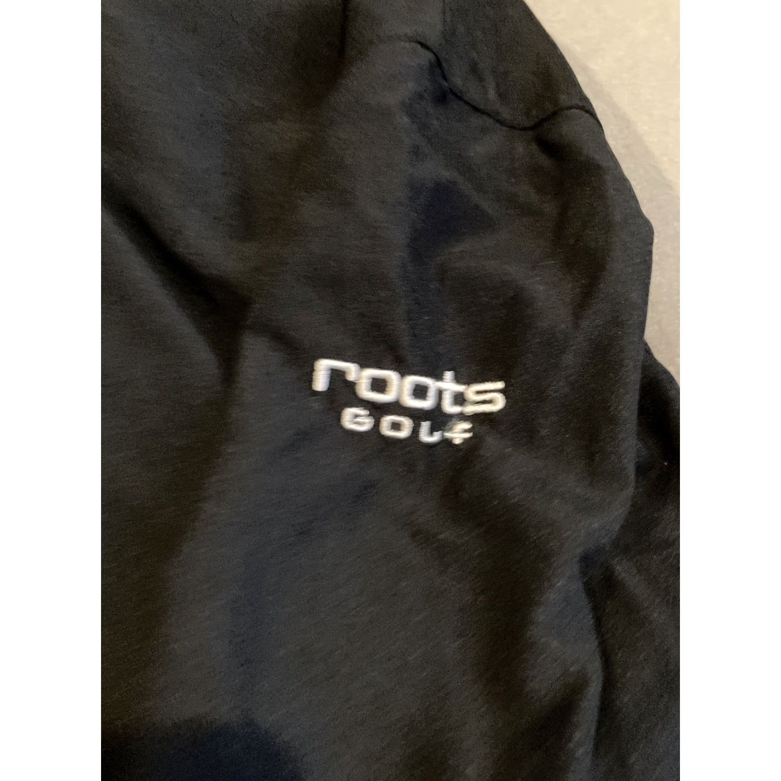 Roots VINTAGE Roots Golf Black Quarter Zip Pockets Side Vent Size Large Womens Shirt Size L / US 10 / IT 46 - 2 Thumbnail