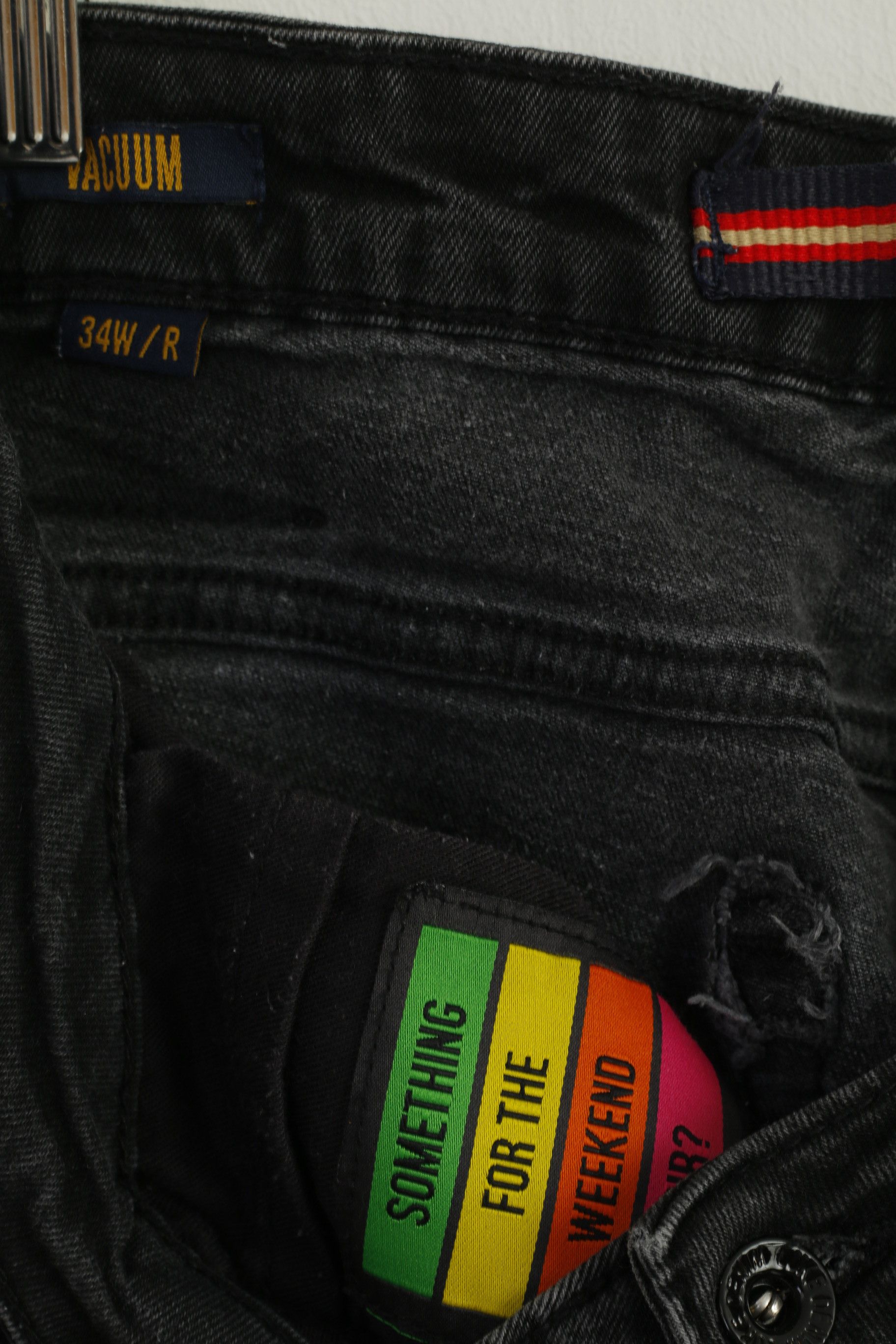 Vintage Luke Denim Men 34 Trousers Black Cotton Vacuum 8402 Size US 34 / EU 50 - 5 Thumbnail