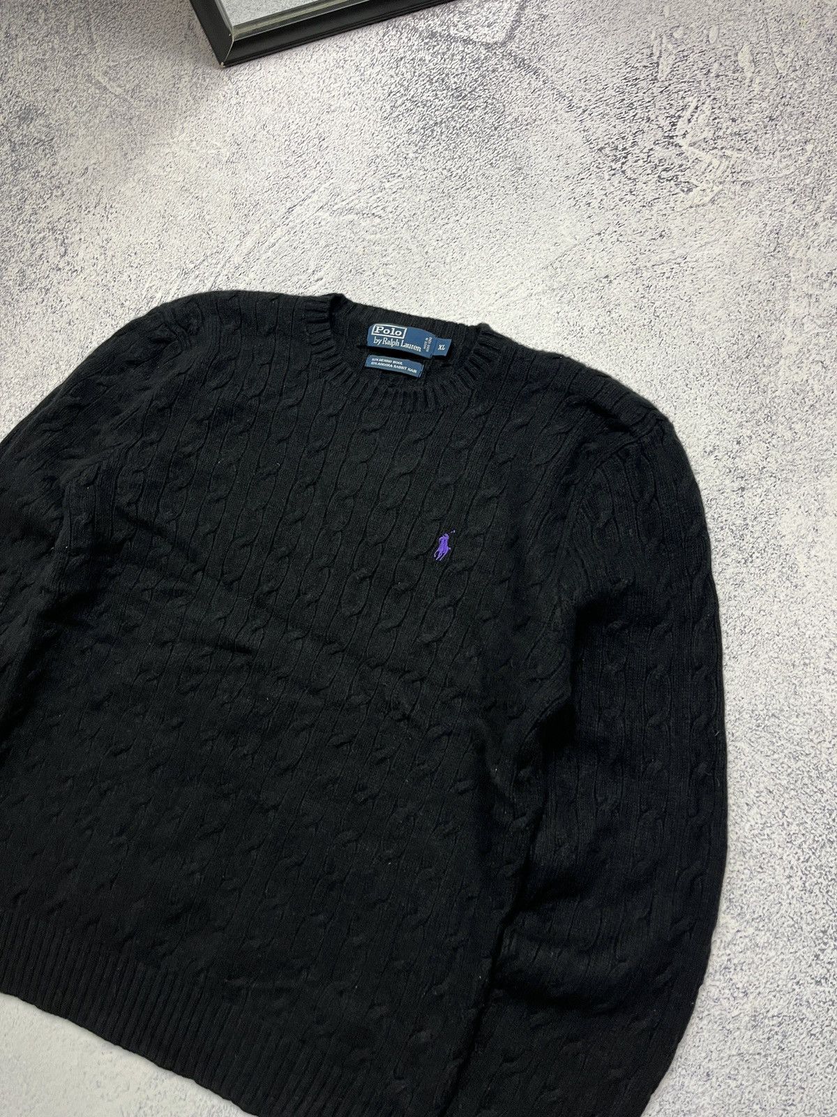 Polo Ralph Lauren Vintage 90’s Polo Ralph Lauren Wool Cable Knit Sweater Rare Size US XL / EU 56 / 4 - 4 Thumbnail