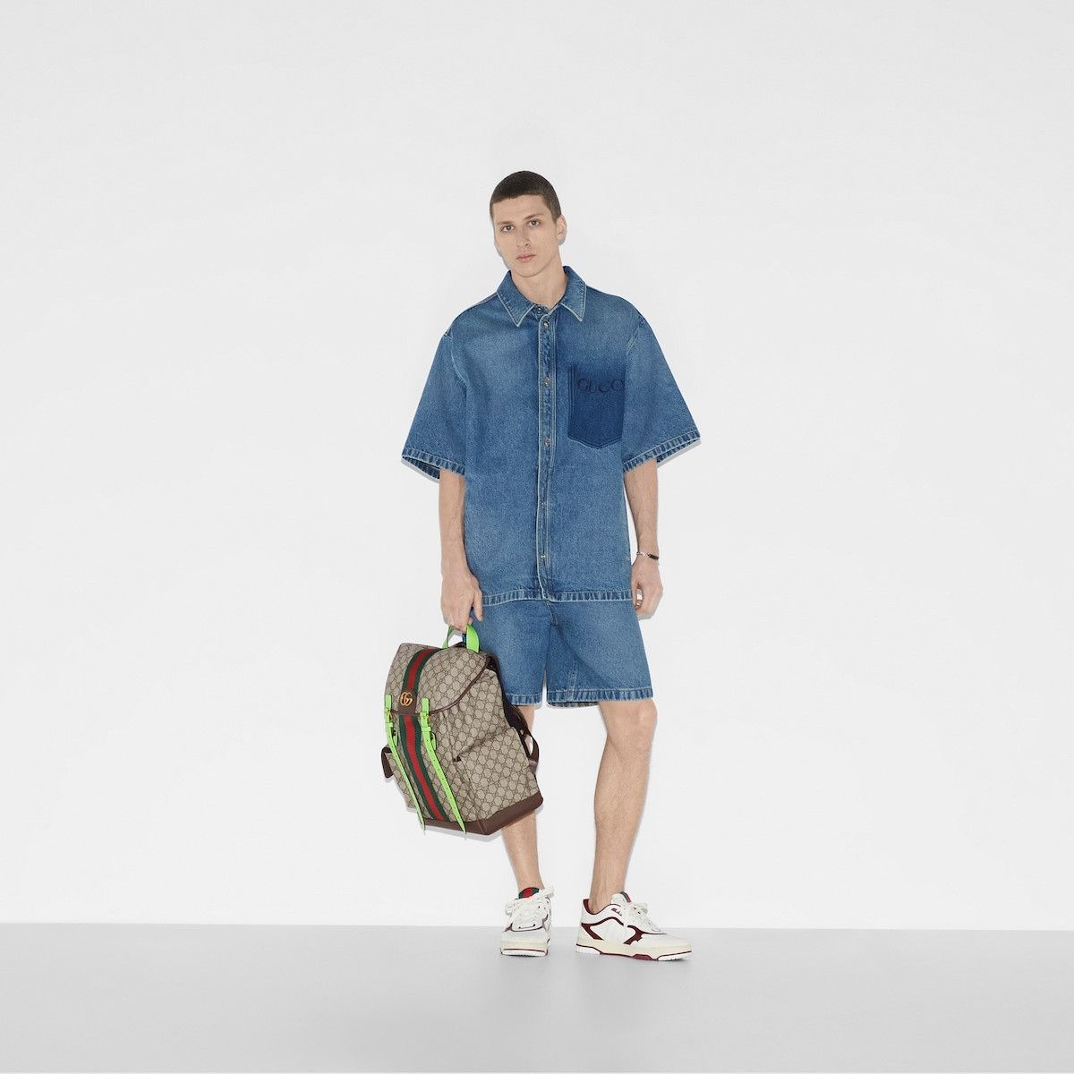 o1mt1gz0525 Size: OS / Ophidia GG Medium Backpack