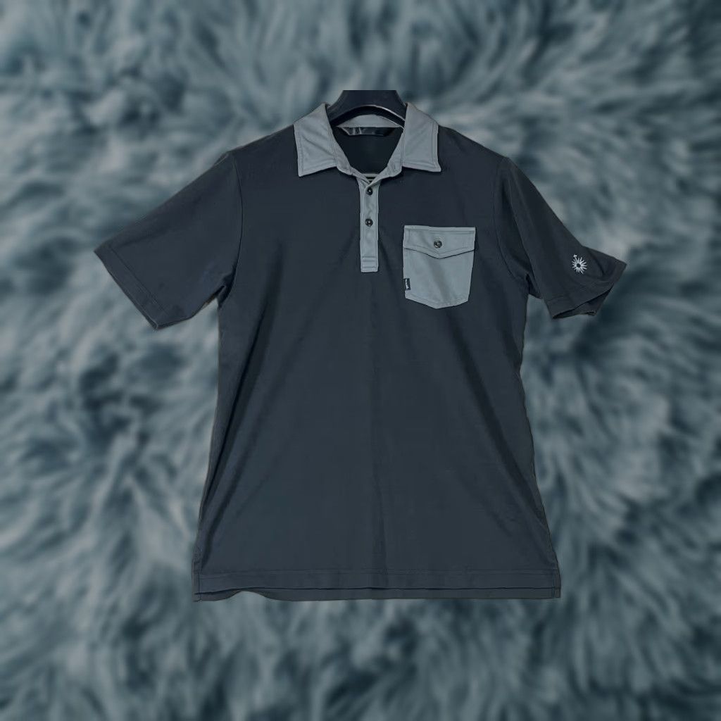 TravisMathew Travis Mathew Mens Polo Shirt Black Gray Golf Pocket Casual Medium Size US M / EU 48-50 / 2 - 1 Thumbnail