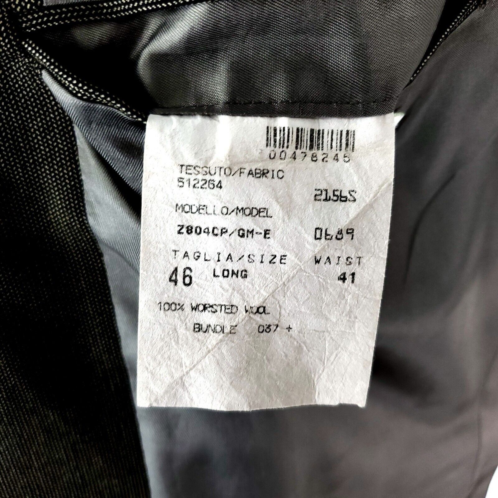 Givenchy Monsieur Givenchy Worsted Wool 4 Button Sport Coat 46L Brown Size 46L - 8 Thumbnail