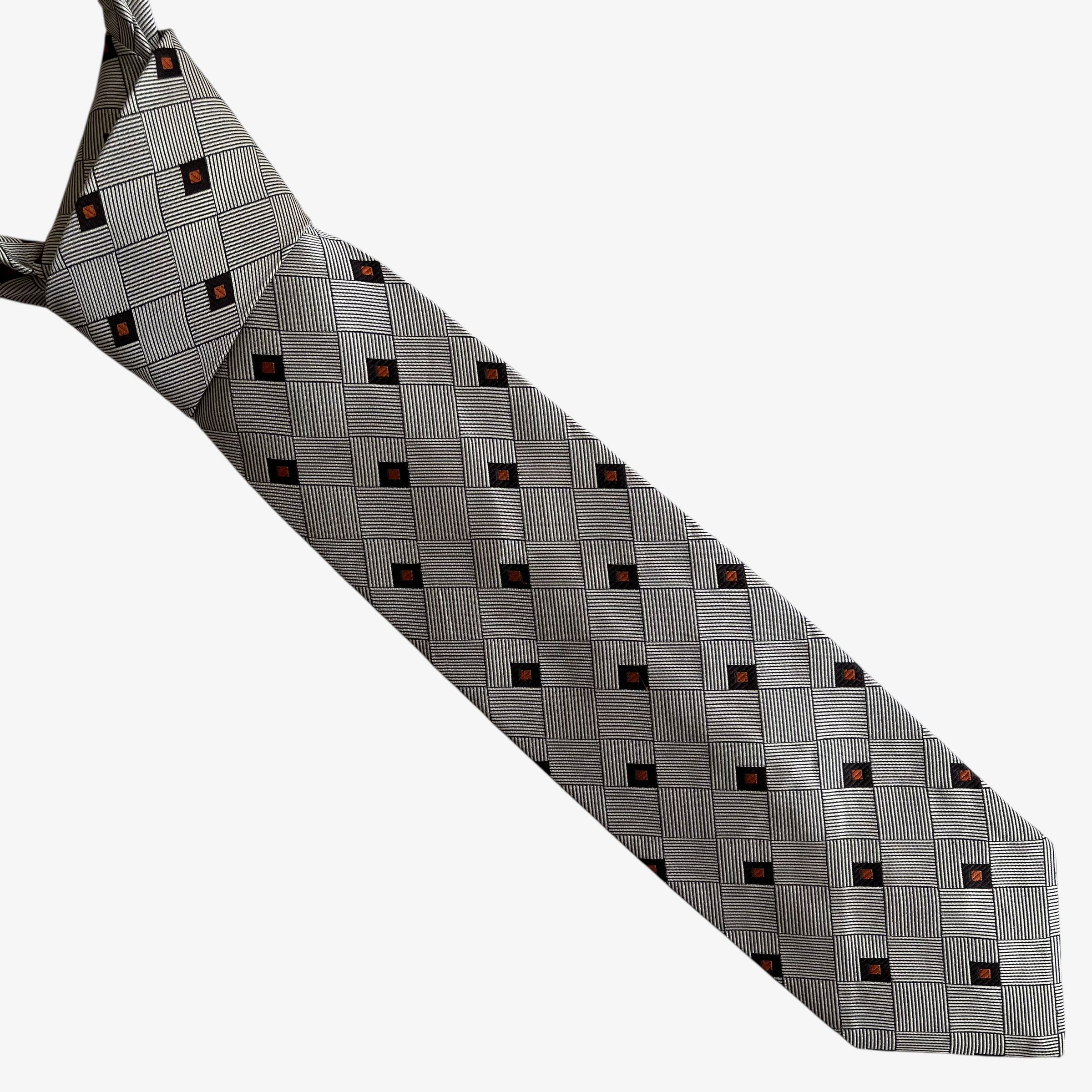 Givenchy Vintage 80s Givenchy Gentlemen Abstract Striped Print Tie Size ONE SIZE - 1 Thumbnail