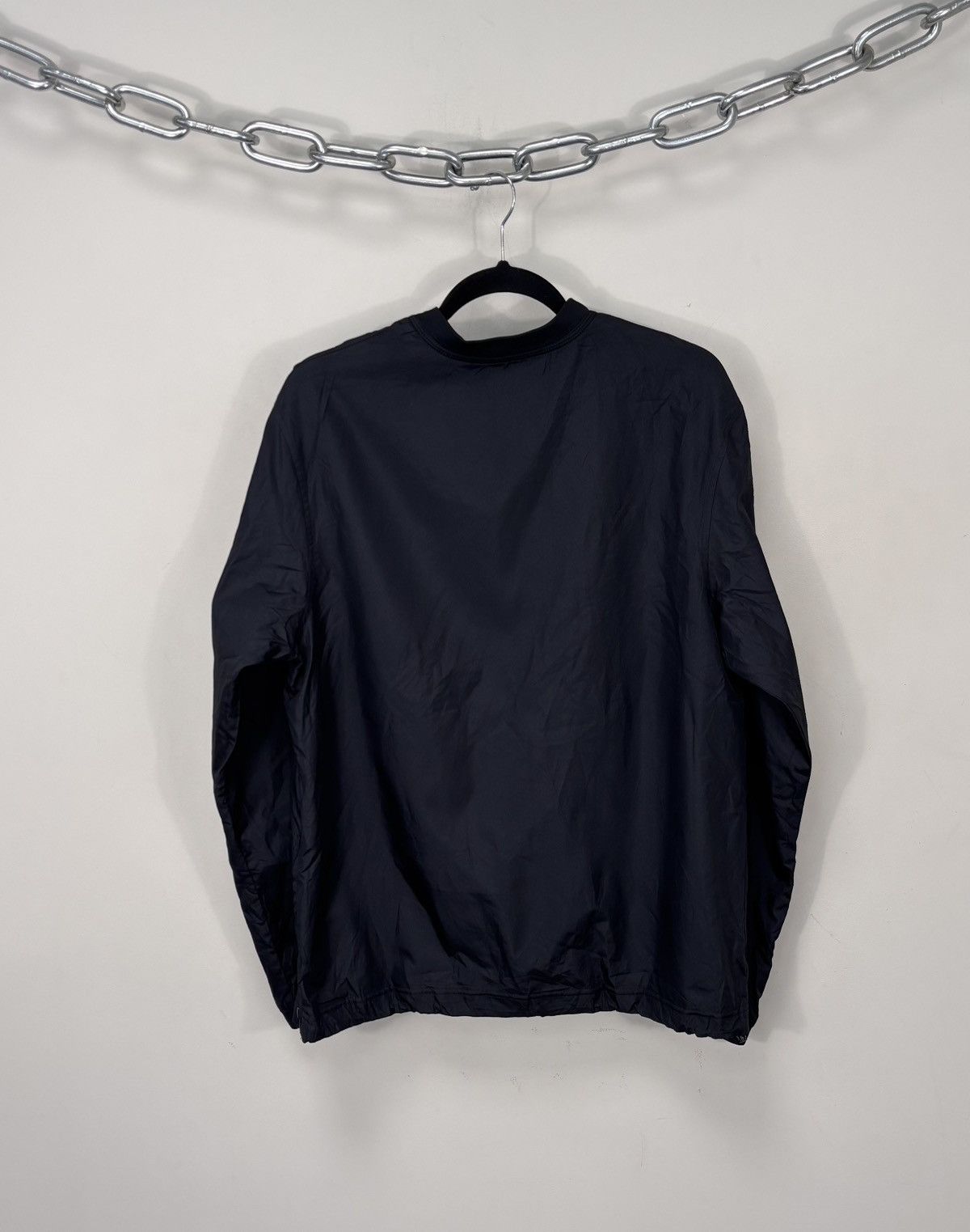 Nike Vintage Nike Y2K Black Tech Hype V-Neck Jacket Pullover Size US M / EU 48-50 / 2 - 16 Thumbnail