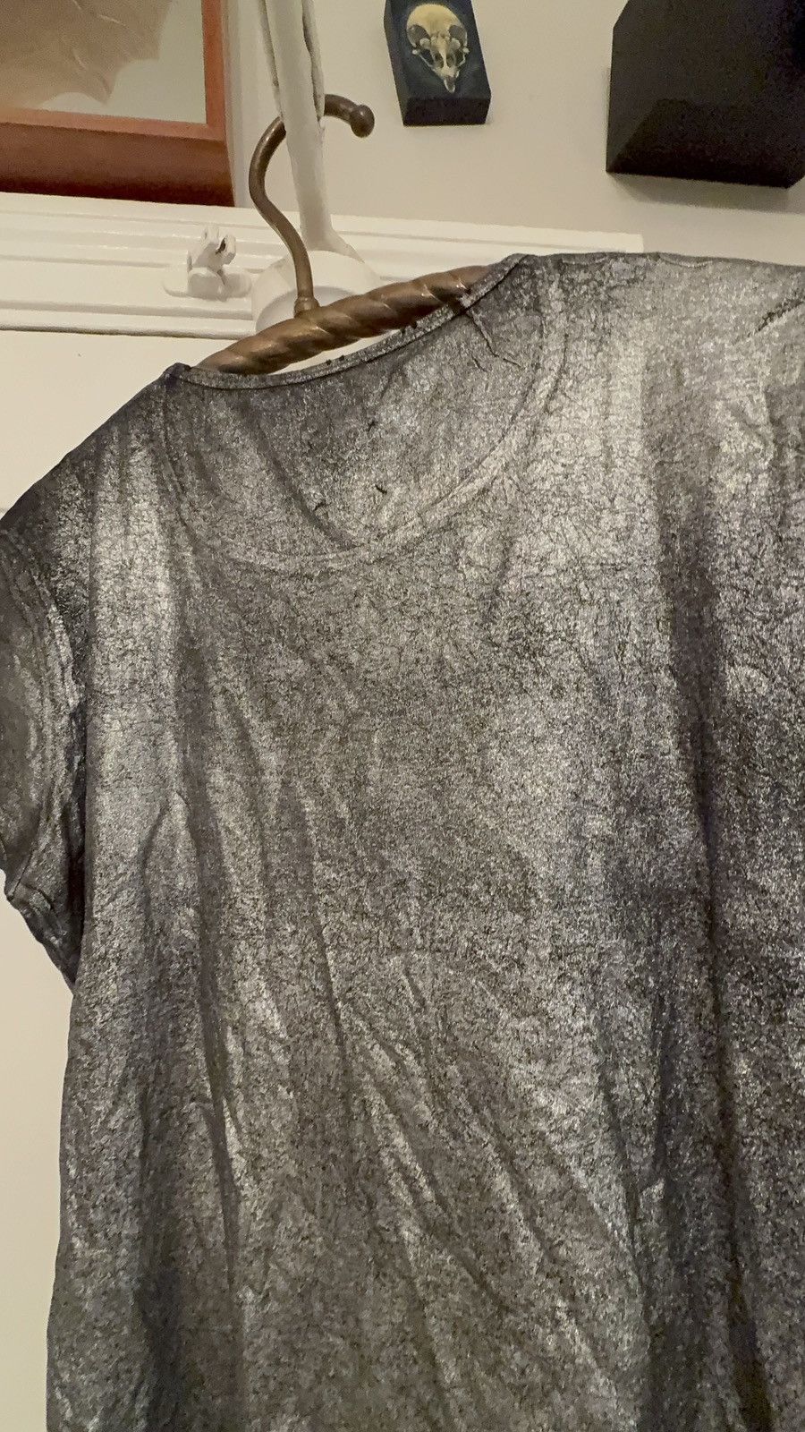 Rta RTÉ black distressed silver black T-shirt Size M / US 6-8 / IT 42-44 - 9 Thumbnail