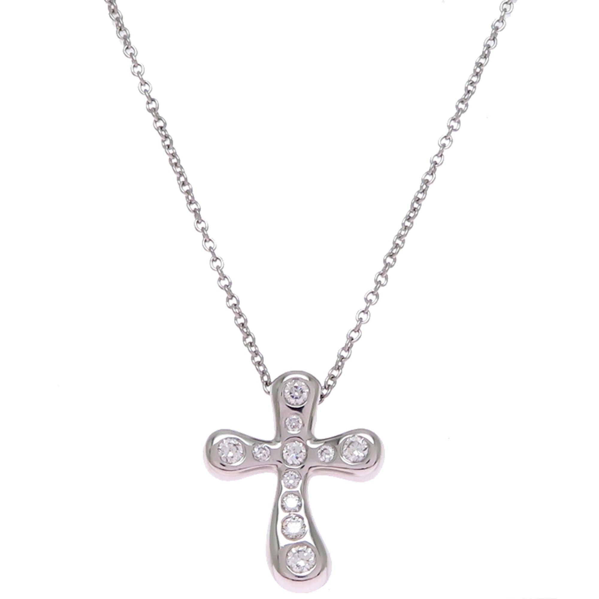 Tiffany & Co. Tiffany & Co. Dots Cross Necklace for Women and Men, Platinum 950 Size ONE SIZE - 1 Thumbnail