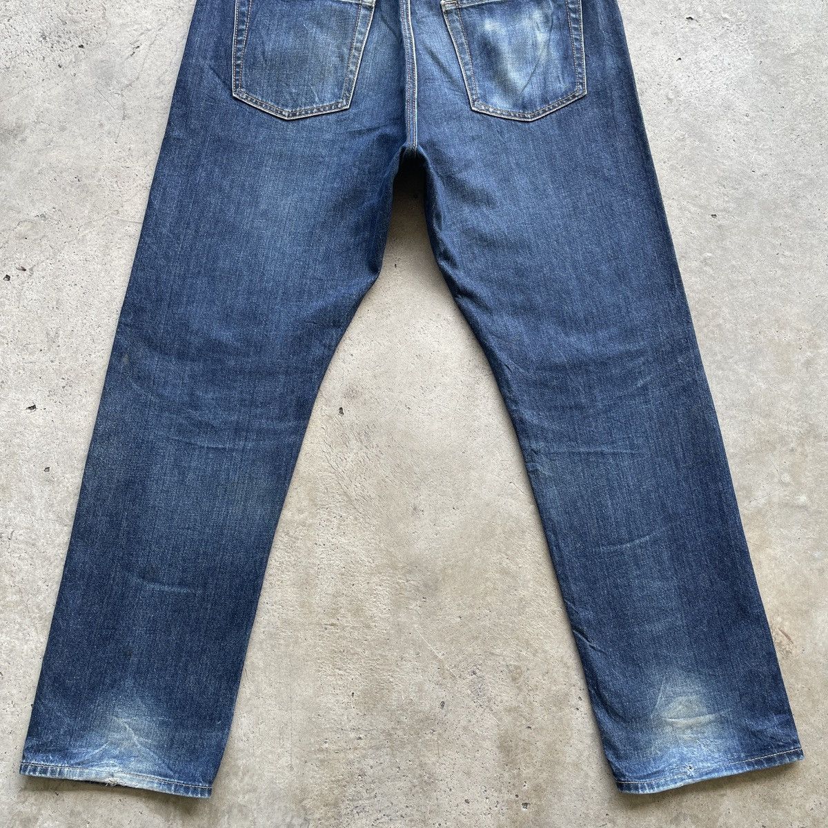 Japanese Brand Vintage Japanese Selvedge Jeans Faded Distressed Denim Pants Size US 34 / EU 50 - 10 Thumbnail