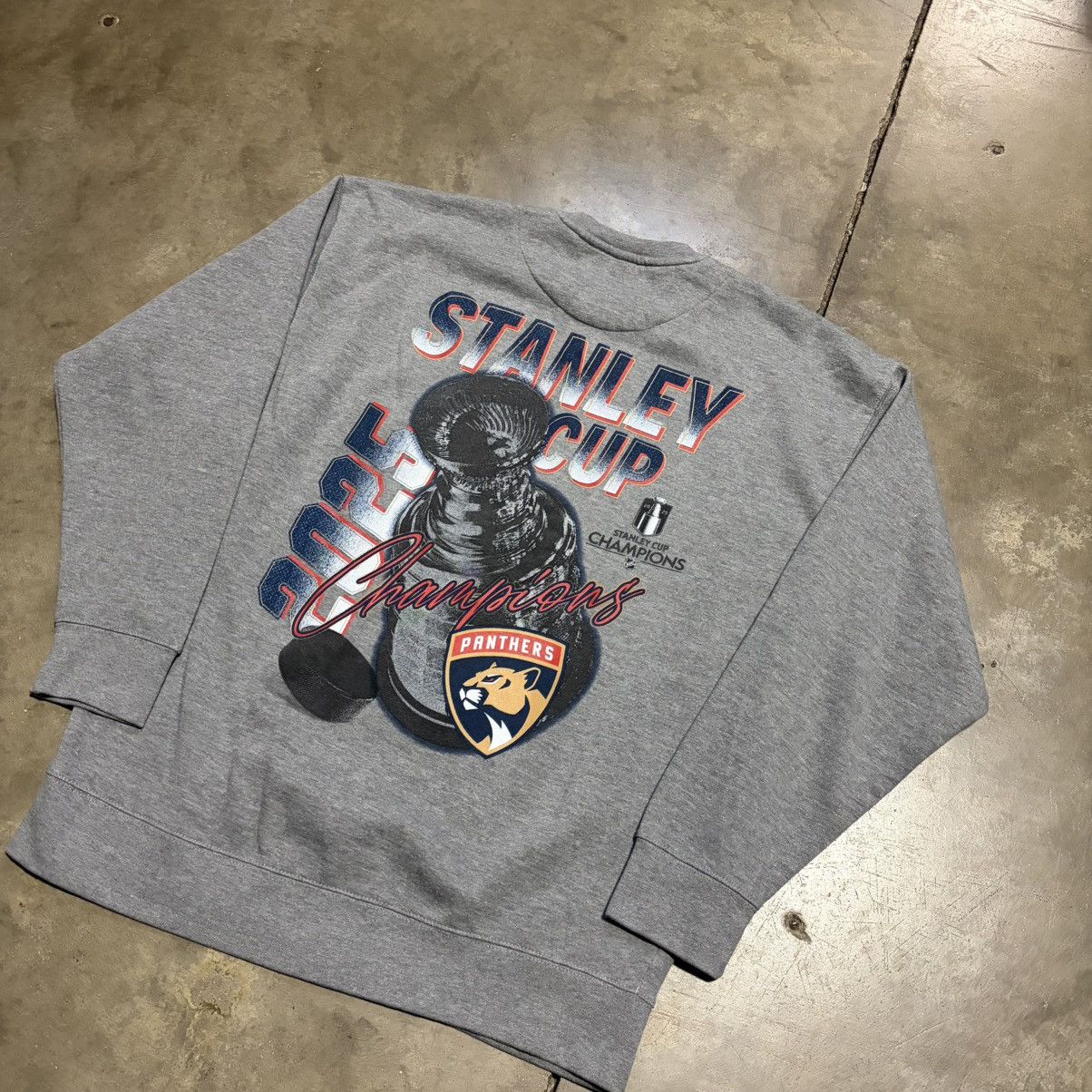 Mitchell & Ness Florida Panthers 2025 Stanley Cup Champions Sweatshirt NHL Size US XL / EU 56 / 4 - 7 Thumbnail