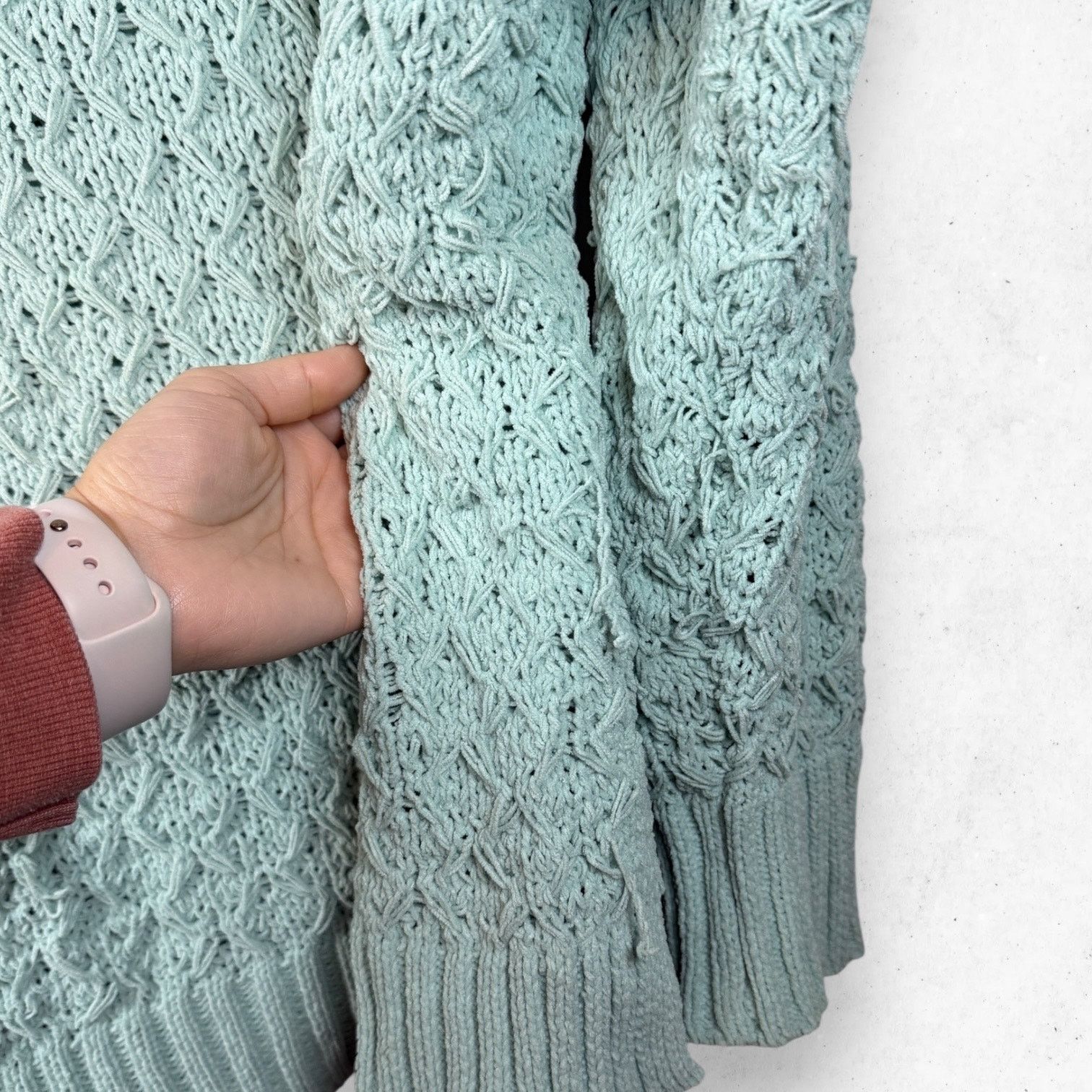 Seven 7 Seven 7 Knitted Mint Sweater Women's Size L Very Soft Size L / US 10 / IT 46 - 6 Thumbnail