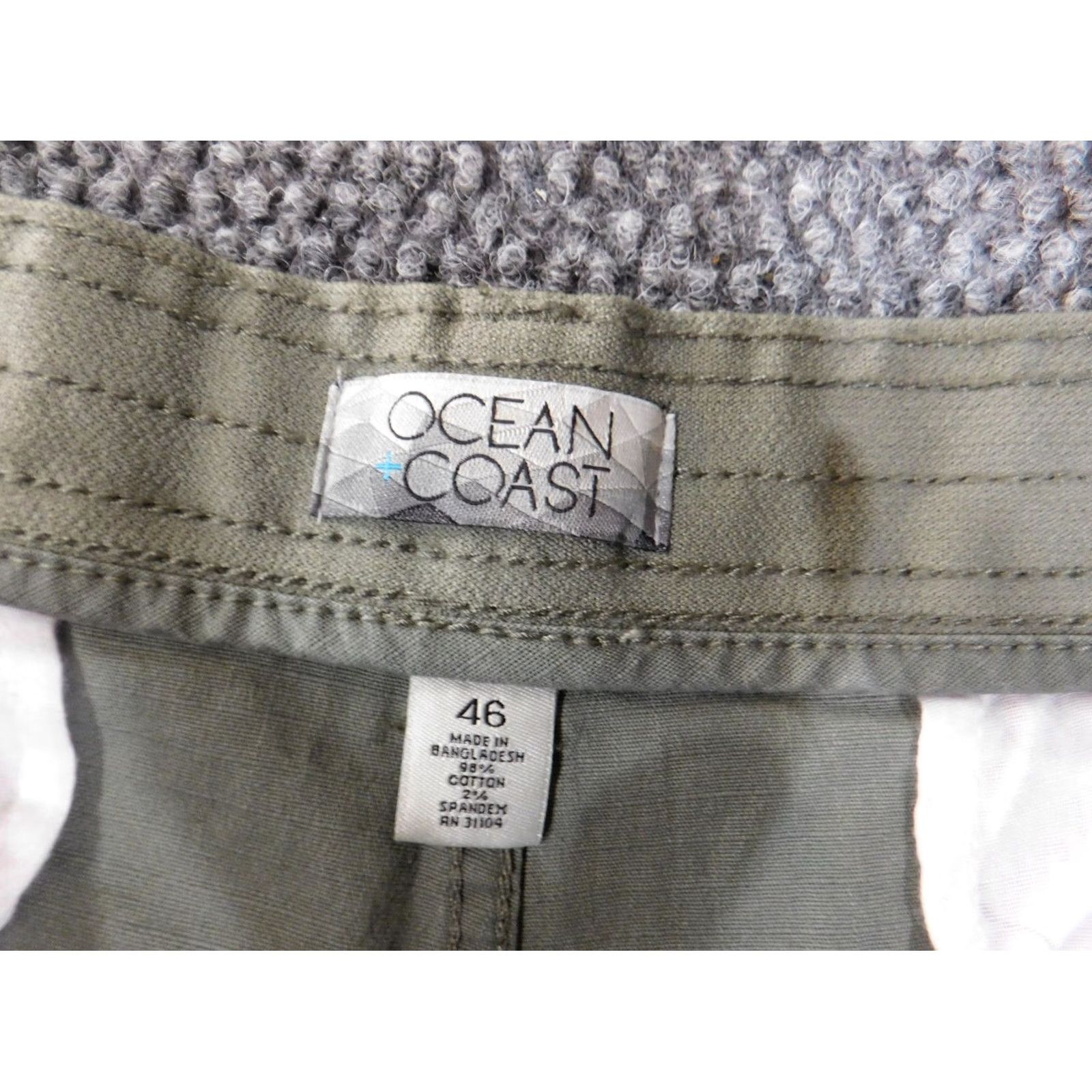Vintage Ocean Coast Cargo Shorts 46 Green Mens Outdoors Classic Hiking Size US 30 / EU 46 - 6 Thumbnail