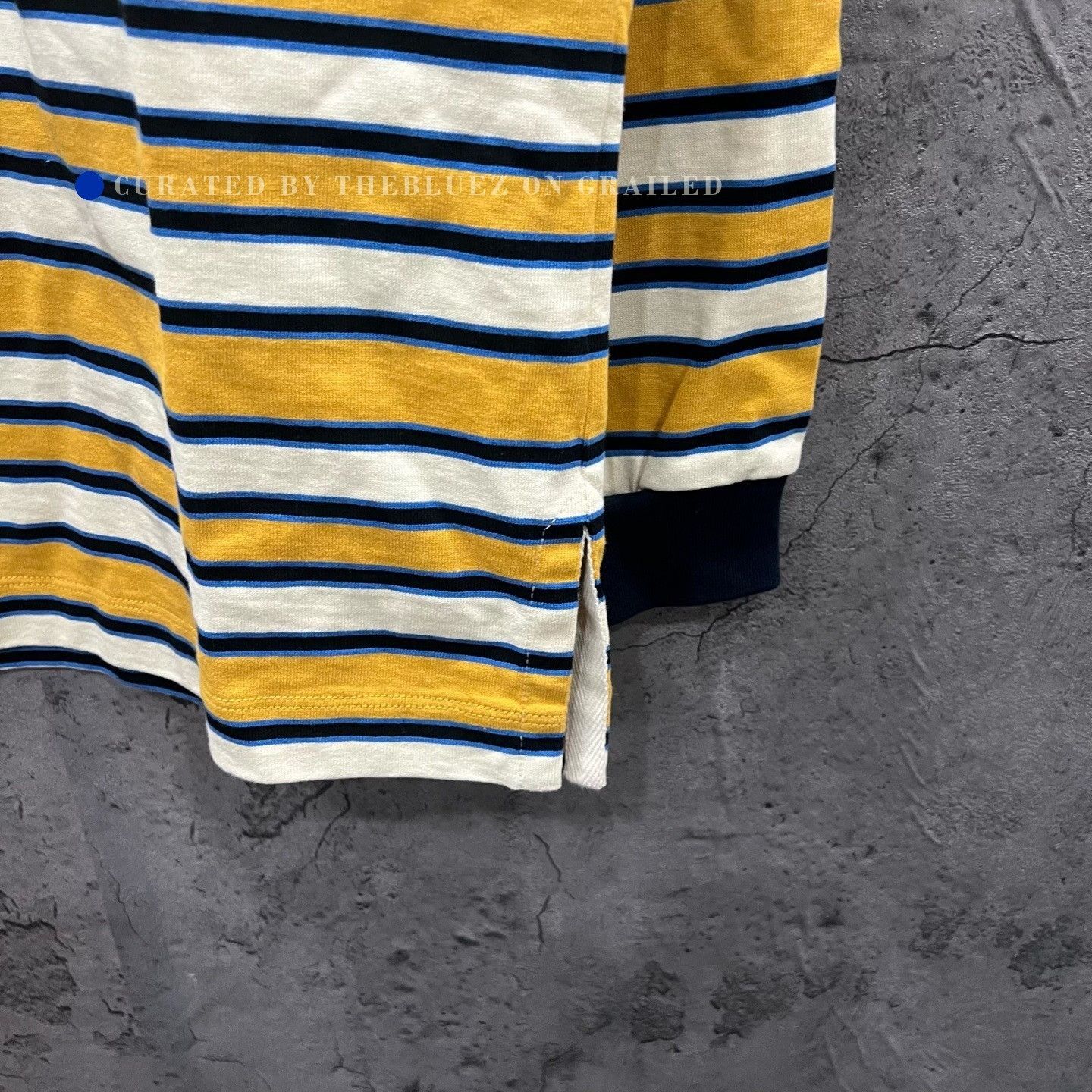 Gucci Gucci Stripe Back Logo Long Sleeve Polo Size US L / EU 52-54 / 3 - 4 Thumbnail