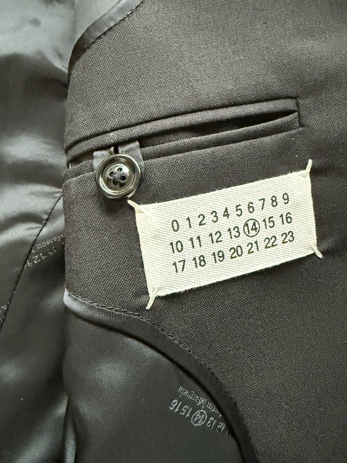 Maison Margiela Early Martin Margiela Line 14 Black Wool Blazer Jacket 44 Size US S / EU 44-46 / 1 - 5 Thumbnail